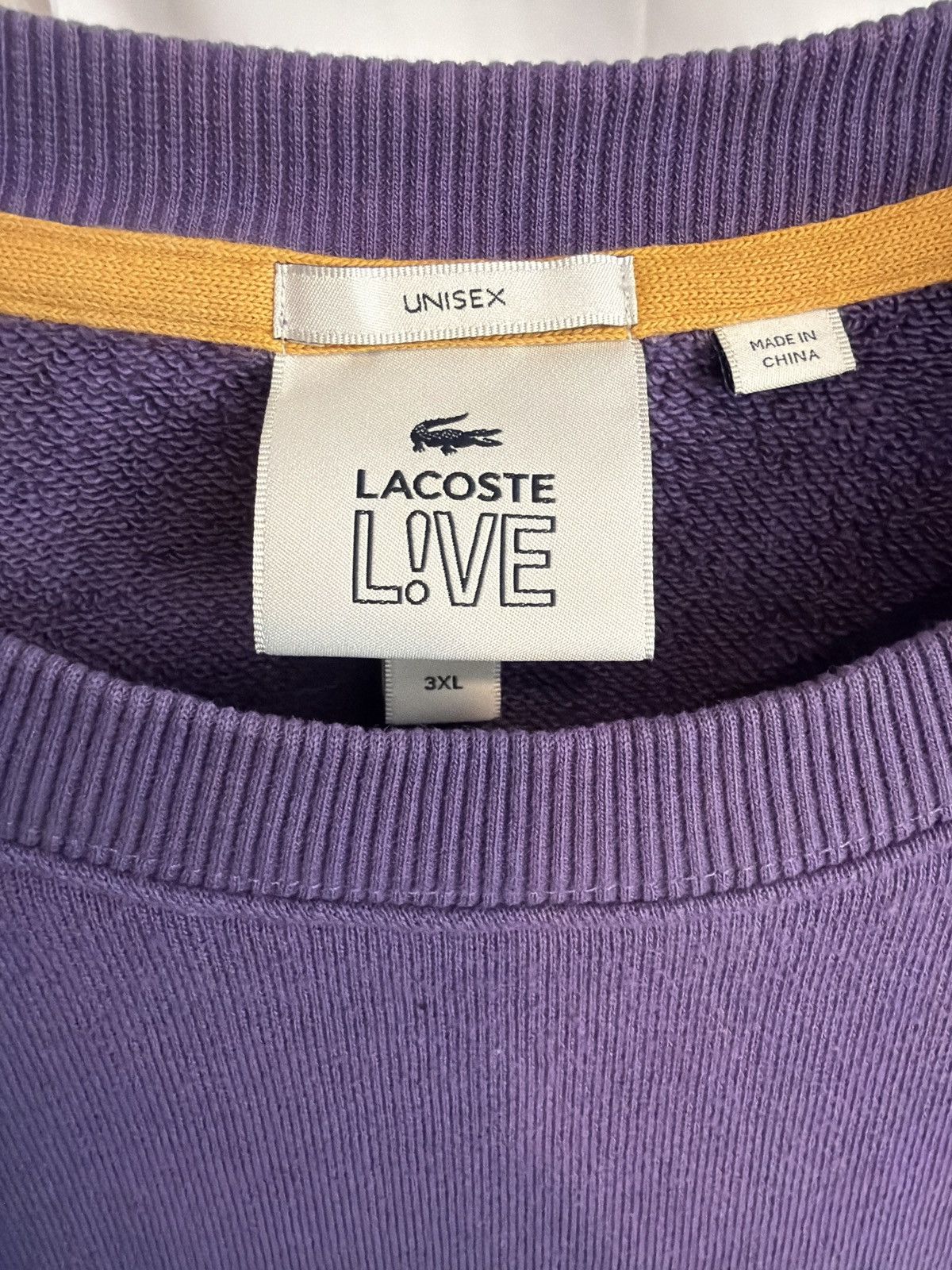 Lacoste Lacoste L!VE Crewneck Size US XXL / EU 58 / 5 - 3 Thumbnail