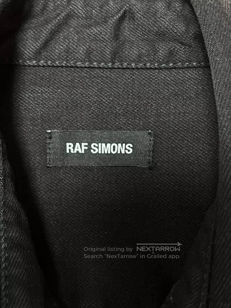 Raf Simons Raf Simons 19ss silhouette portrait denim jacket Size US S / EU 44-46 / 1 - 3 Thumbnail