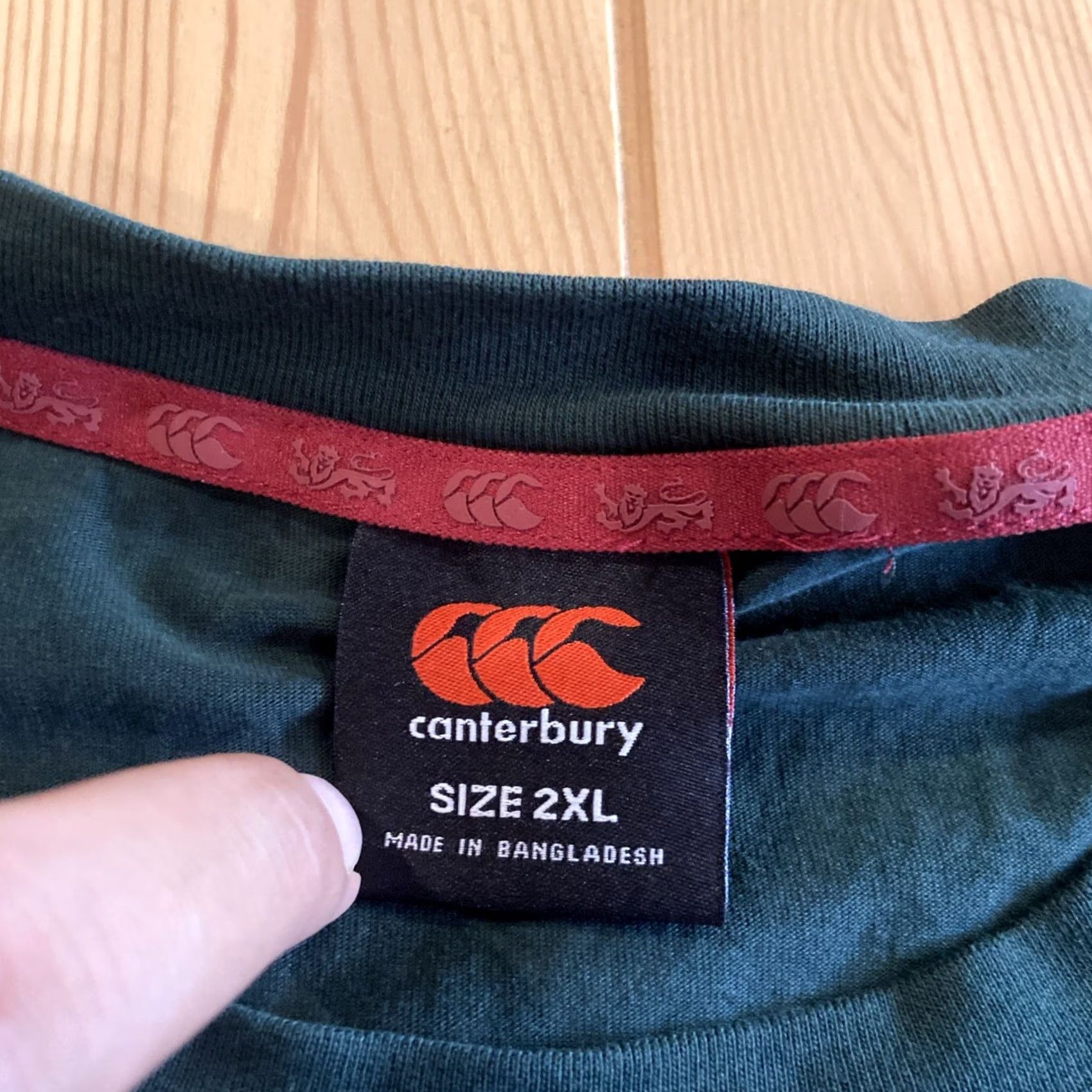 Vintage VINTAGE Canterbury Ruby T Shirt 2XL Mens Crew Neck Gray Logo British & Irish Lions Crest Size US XXL / EU 58 / 5 - 4 Thumbnail