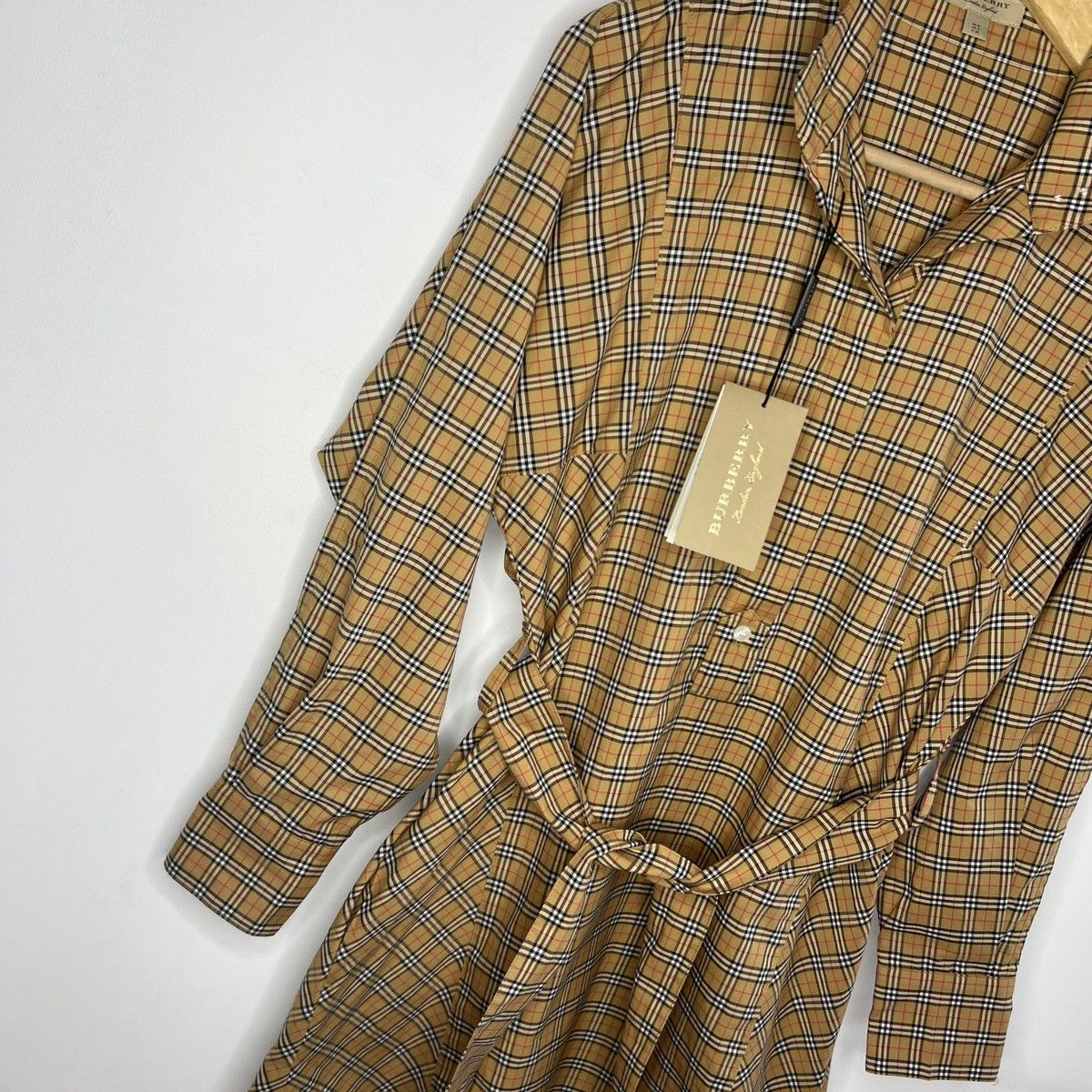 Burberry BURBERRY Nova Check Shirt Dress BRAND NEW Size S / US 4 / IT 40 - 3 Thumbnail