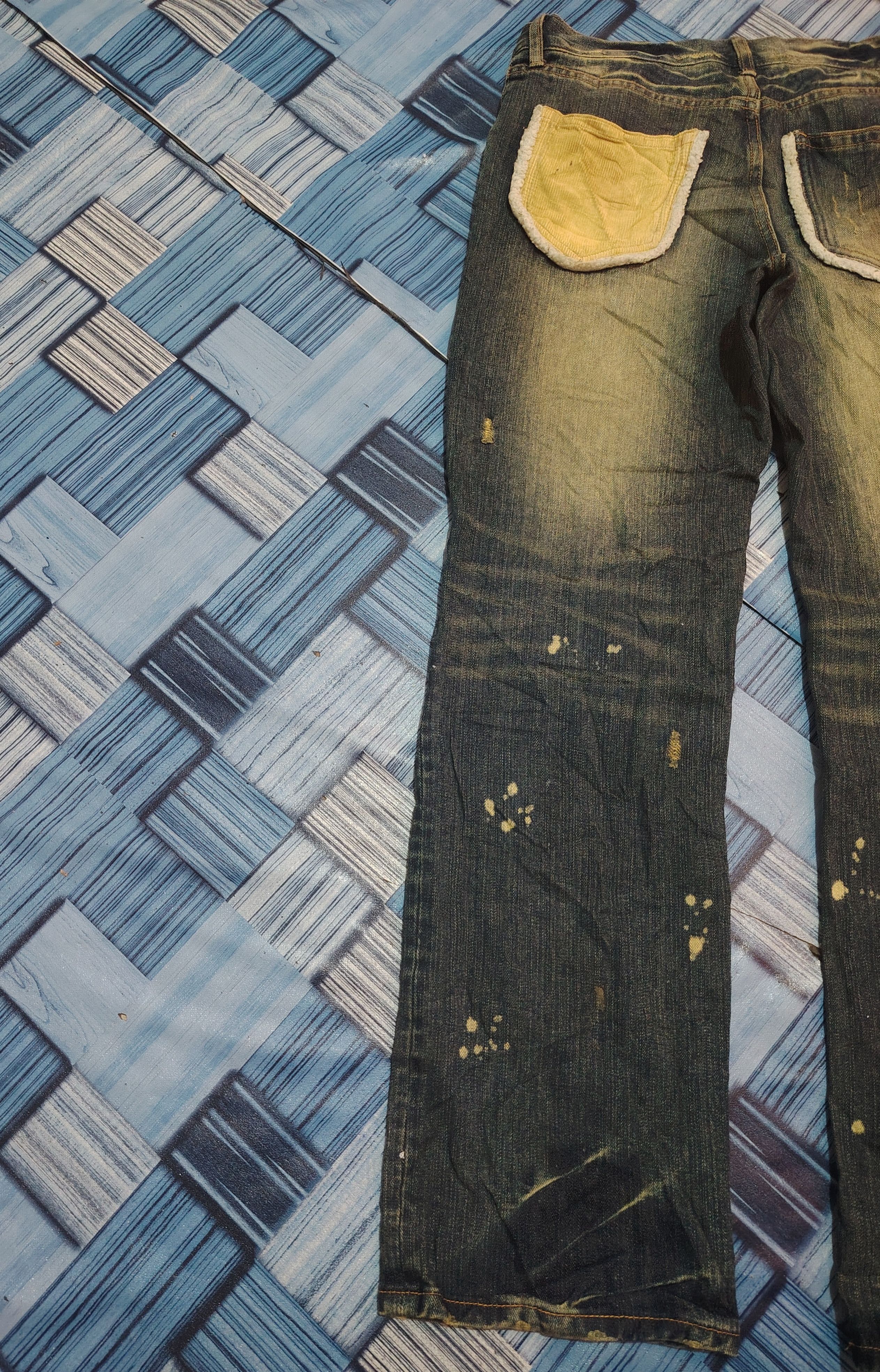 Who Decides War Japanese Exhibitionist TTU Distressed Denim Size US 33 - 15 Thumbnail
