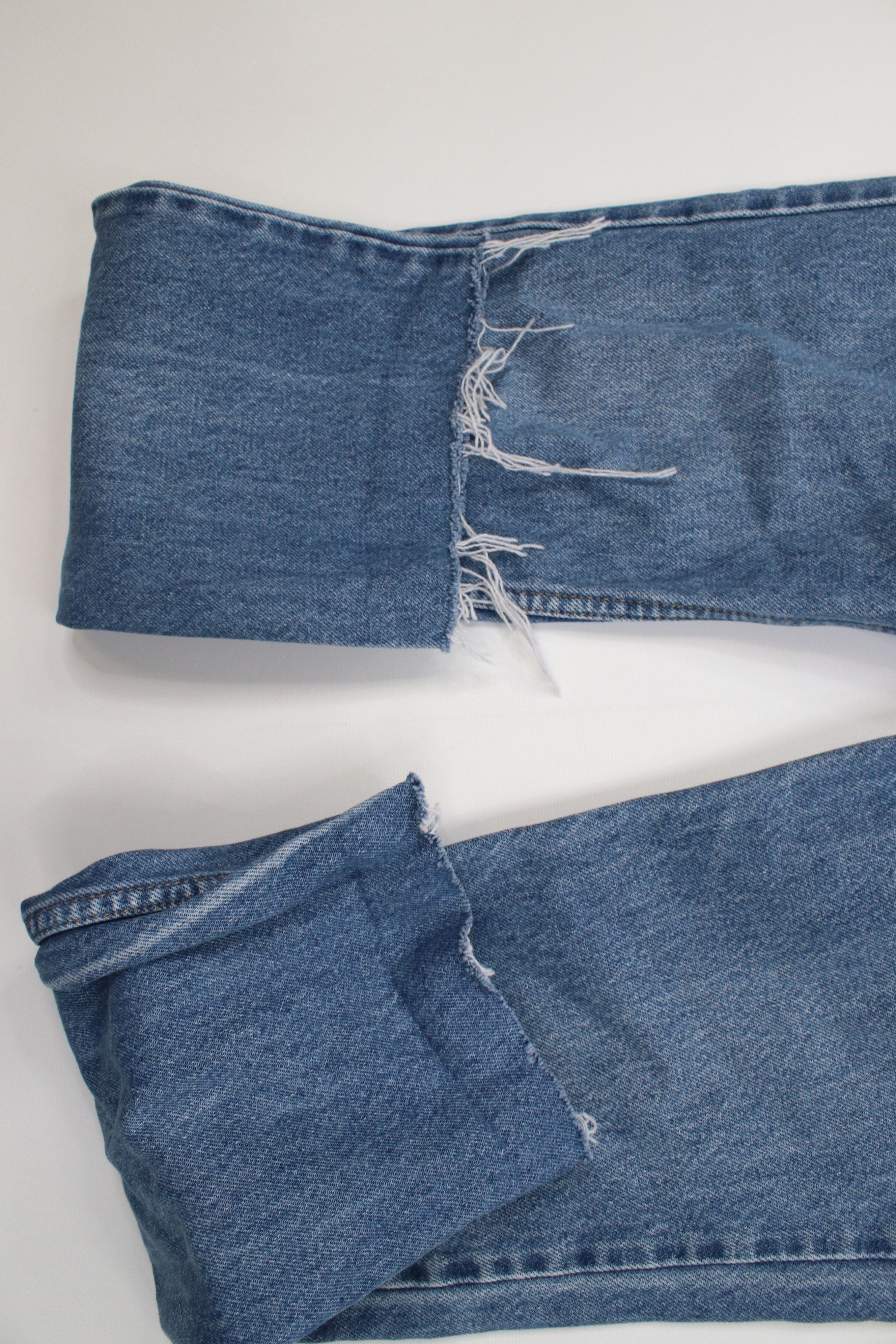 Levi's Vintage Y2K Levis 505 Off Regular Straight Leg Jeans Blue Size 32" / US 10 / IT 46 - 6 Thumbnail