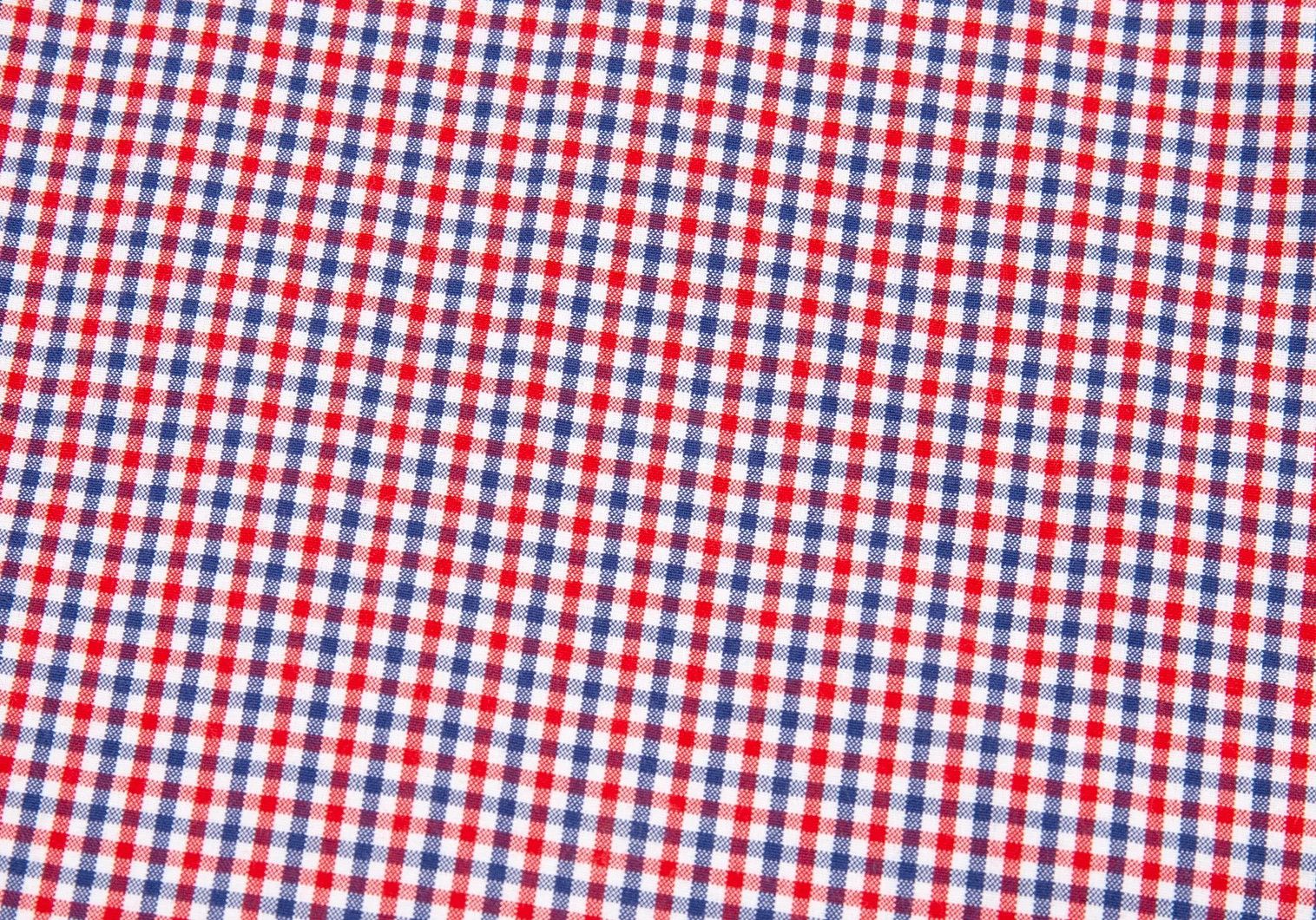 Junya Watanabe Gingham Check Short Sleeve Button-Down Shirt Red/Blue/White Size US S / EU 44-46 / 1 - 16 Thumbnail