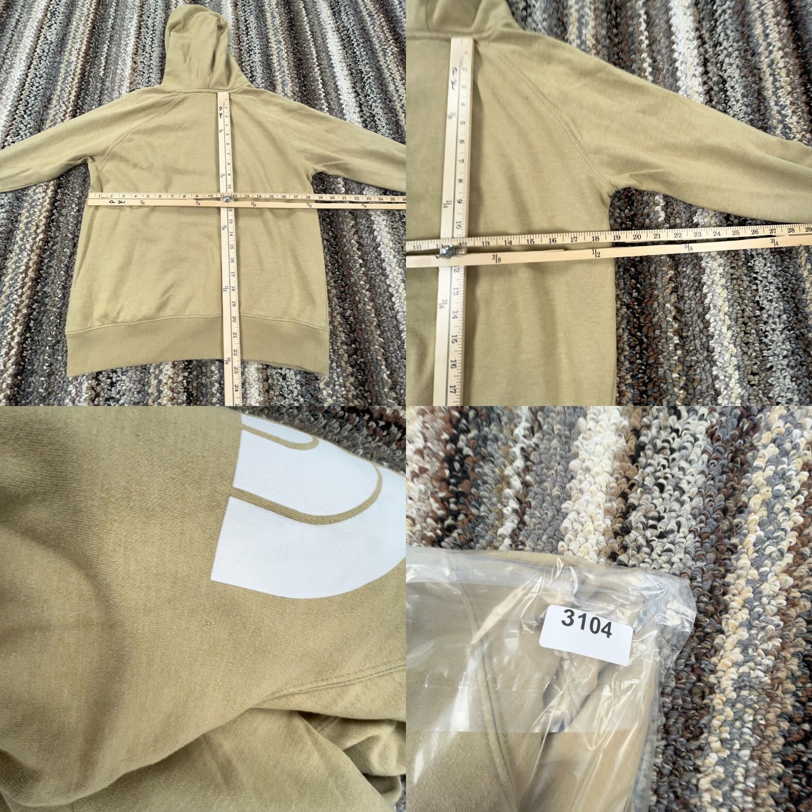 The North Face The North Face Hoodie Womens Small Beige Sweatshirt Pullover Logo Pockets All Seasons 软? Size S / US 4 / IT 40 - 8 Thumbnail