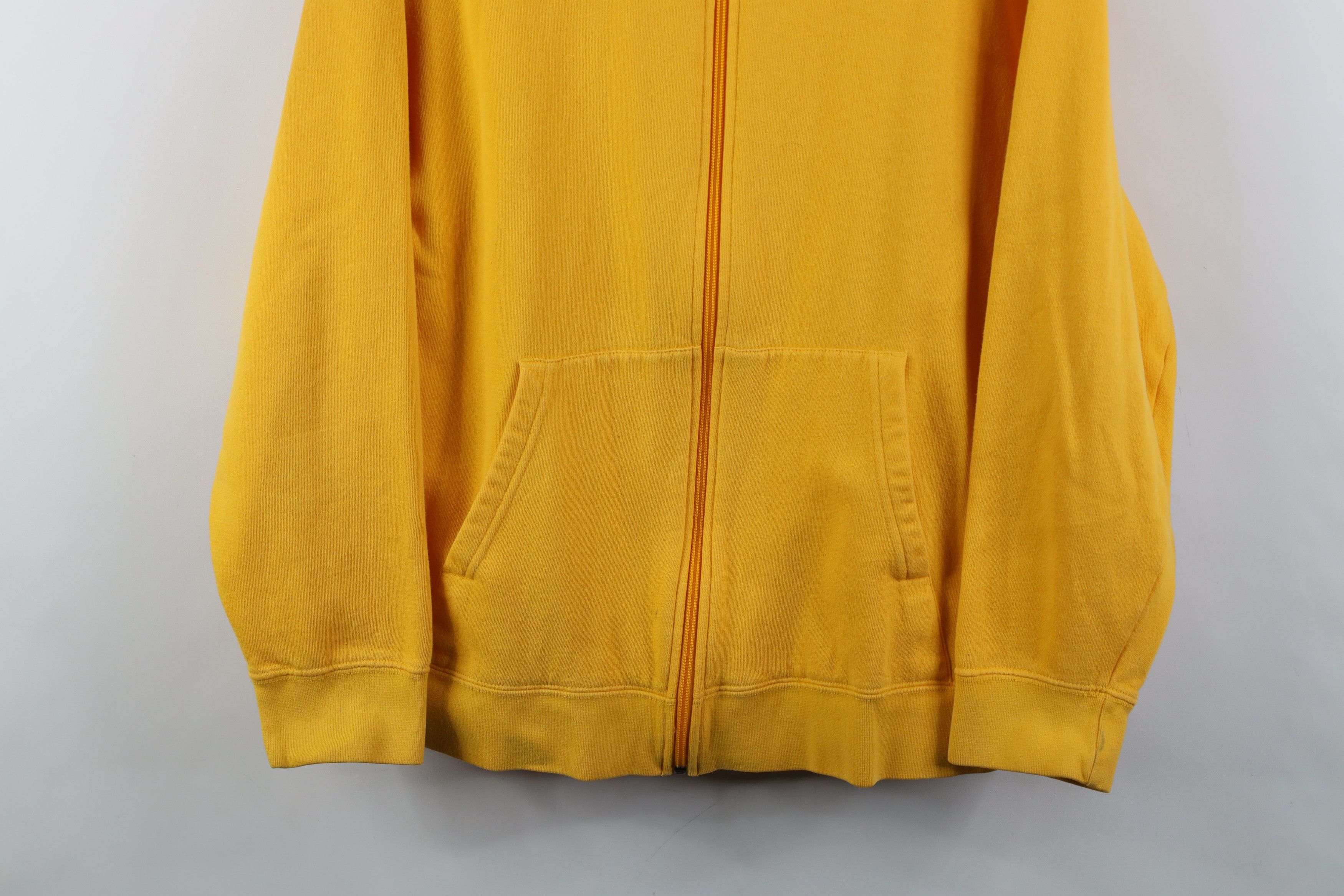 Nike Vintage Y2K Nike Scott Mini Swoosh Full Zip Hoodie Yellow Size XL / US 12-14 / IT 48-50 - 3 Thumbnail