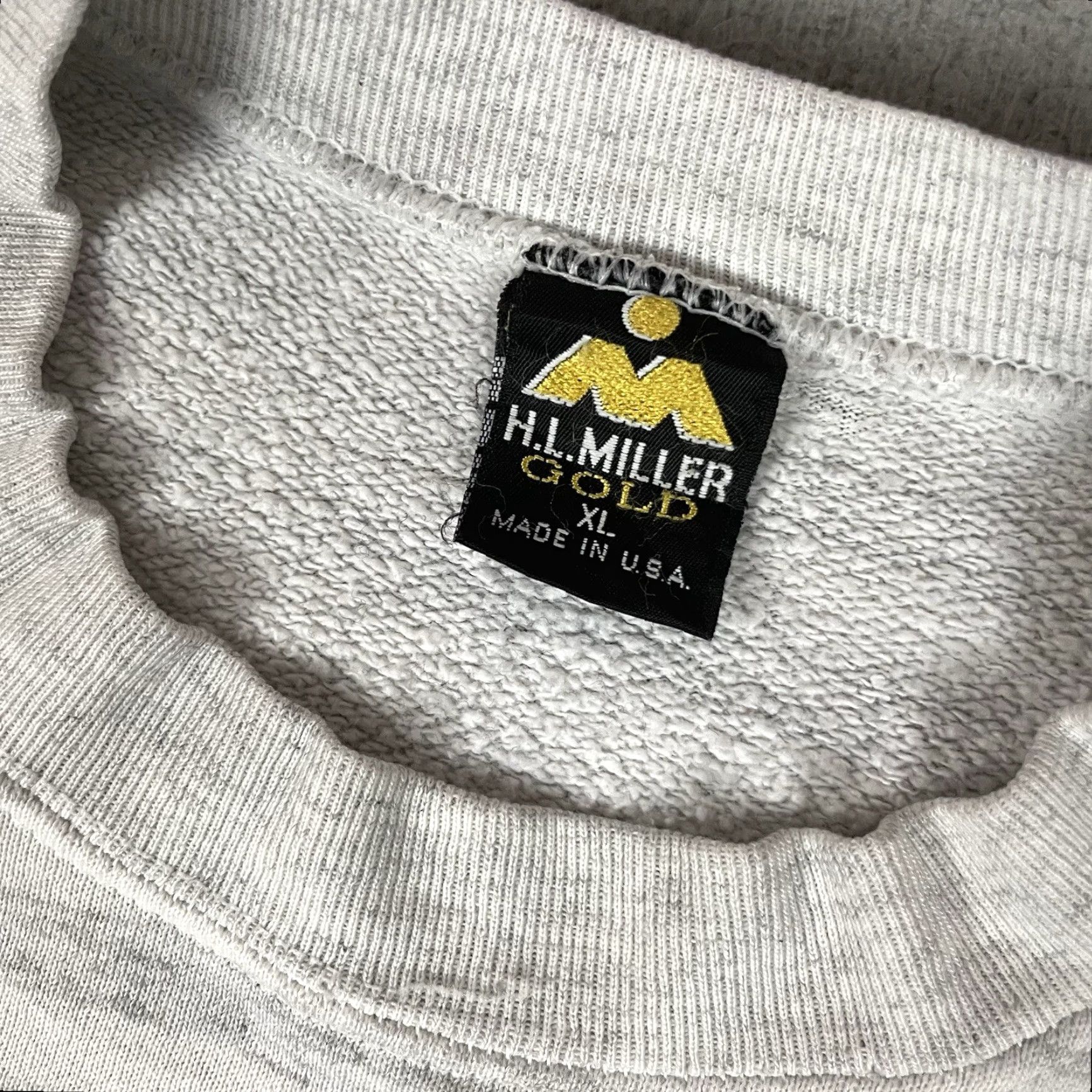 Vintage VINTAGE HL Miller Kruse International Sweatshirt Mens XL Gray Stripe Sweatshirt Mens XL Gray Stripe 90s Pullover Crew Neck Graphic Print All Seasons Size US XL / EU 56 / 4 - 4 Thumbnail