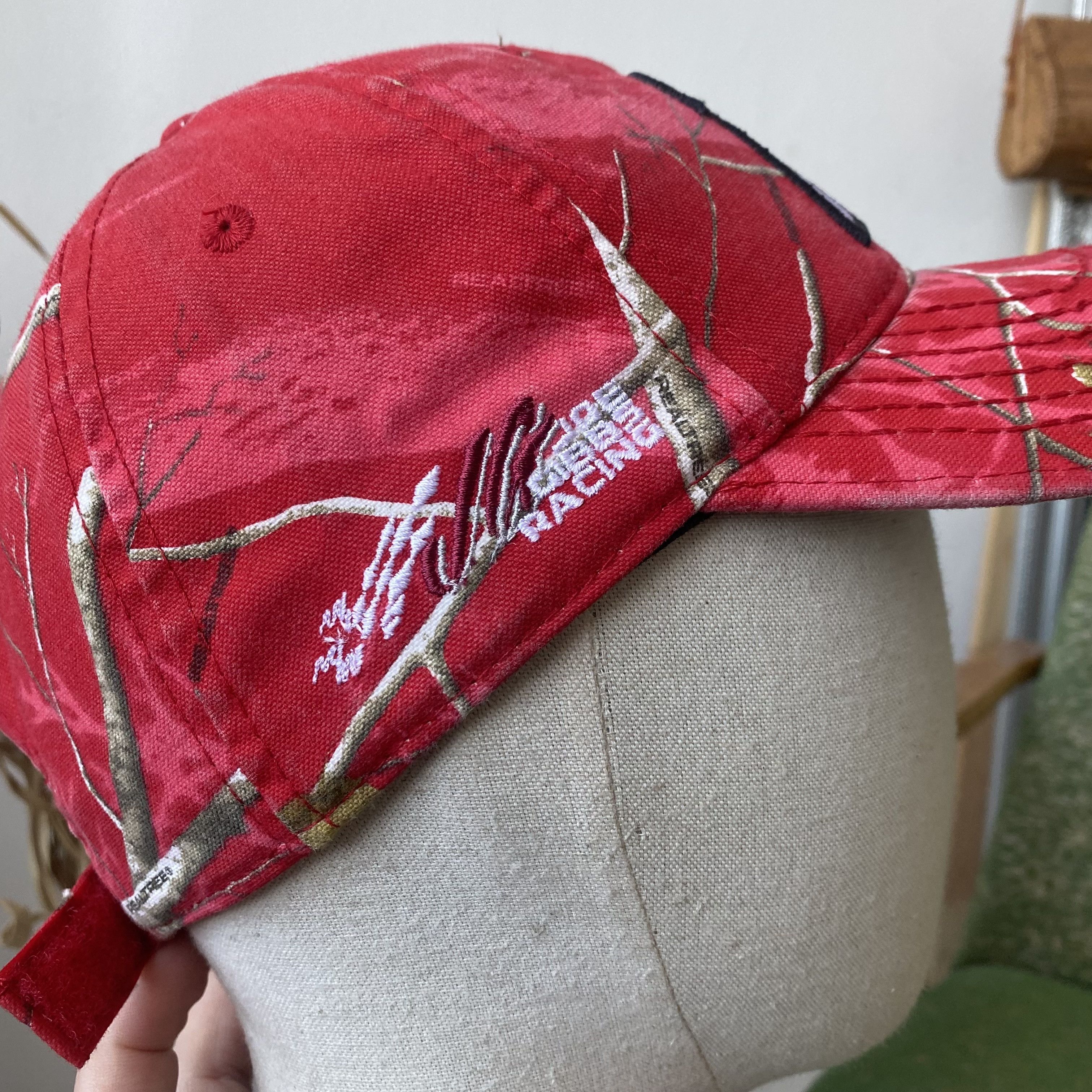 Carhartt 🔥 Mossy Oaks Red Realtree cap Baseball hat NASCAR racing Size ONE SIZE - 6 Thumbnail