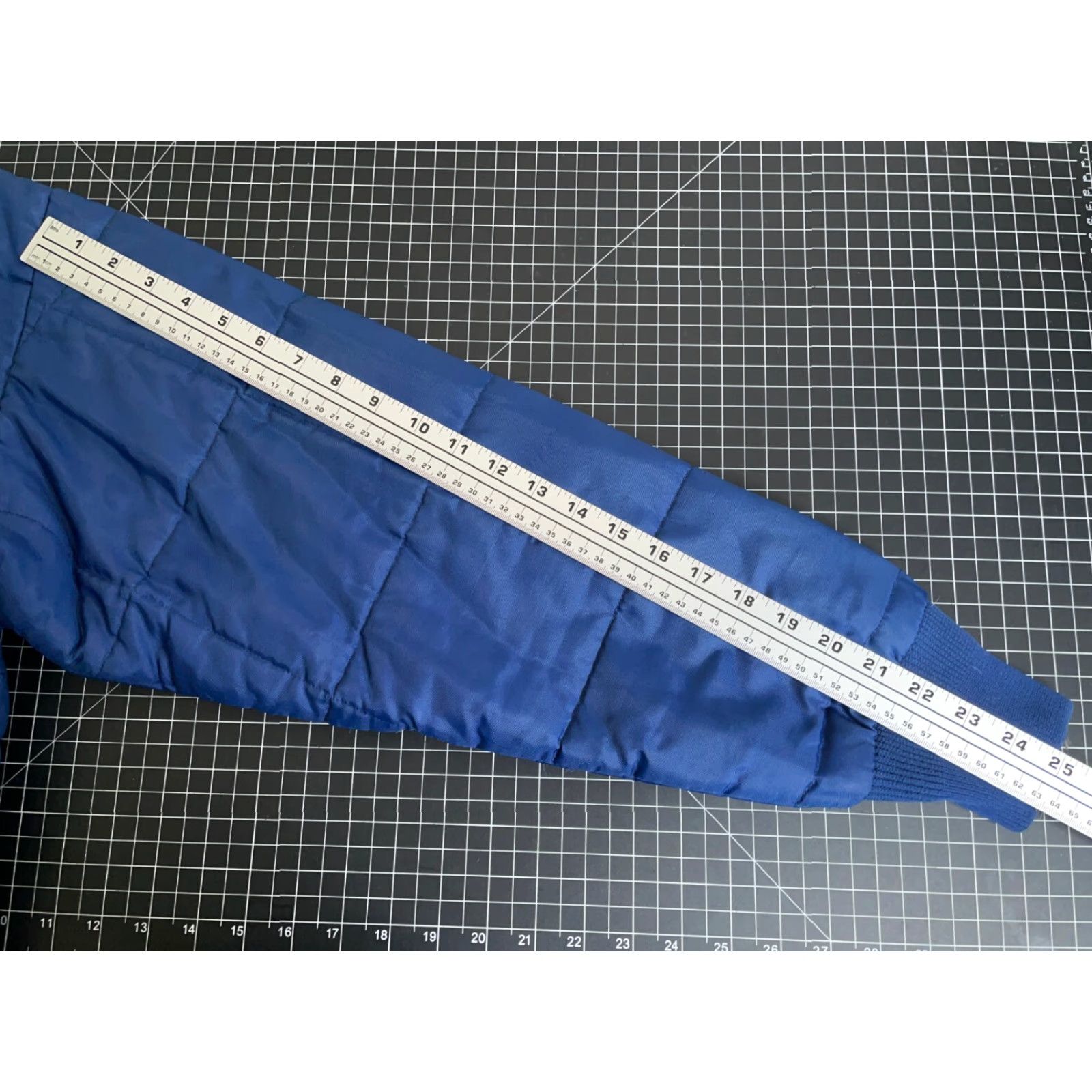 Vintage VINTAGE Bob Allen Quilted Shooting Jacket Adult Medium Blue Suede Leather Trim Size US M / EU 48-50 / 2 - 7 Thumbnail