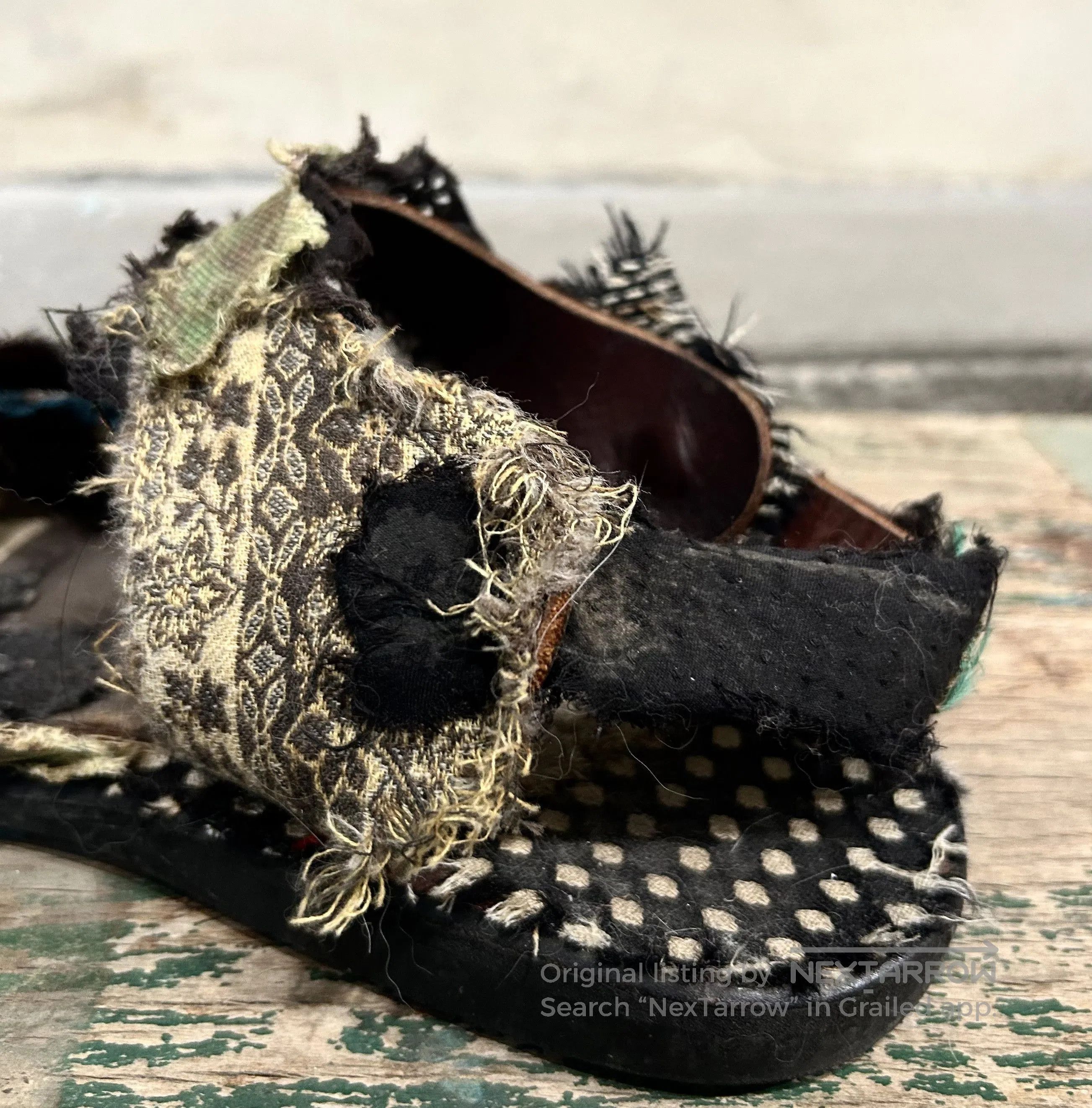 Nozomi Ishiguro Nozomi Ishiguro 00s Distressed Patchwork Sandals. Size US 8 / EU 41 - 8 Thumbnail