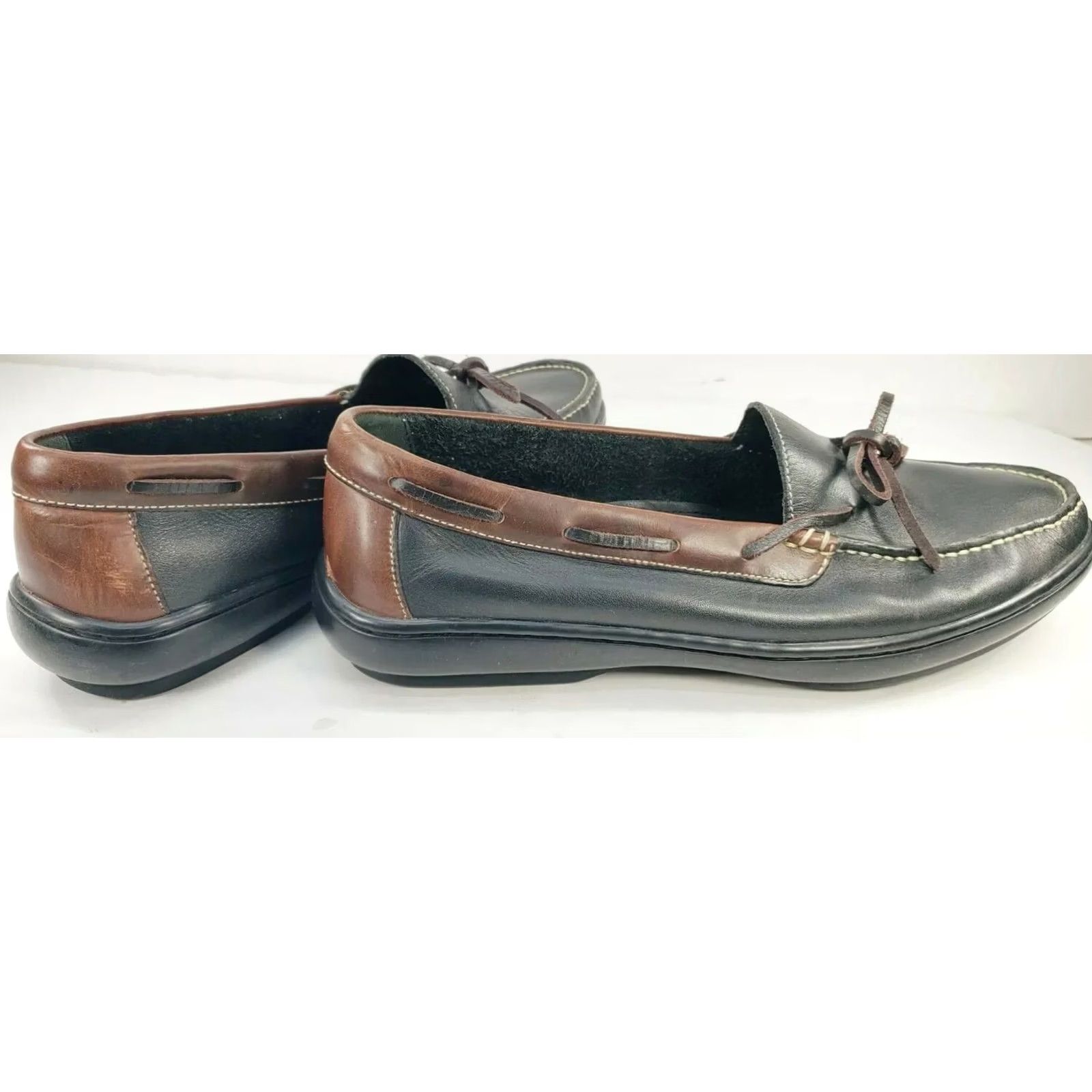 Cole Haan Cole Haan Country Black/Brown Leather Slip-On Loafers Men’s 9.5M Size 9.5M Brown Black Leather Slip-On Loafers Men’s 9.5M Cole Haan Country Size US 10 / EU 43 - 6 Thumbnail