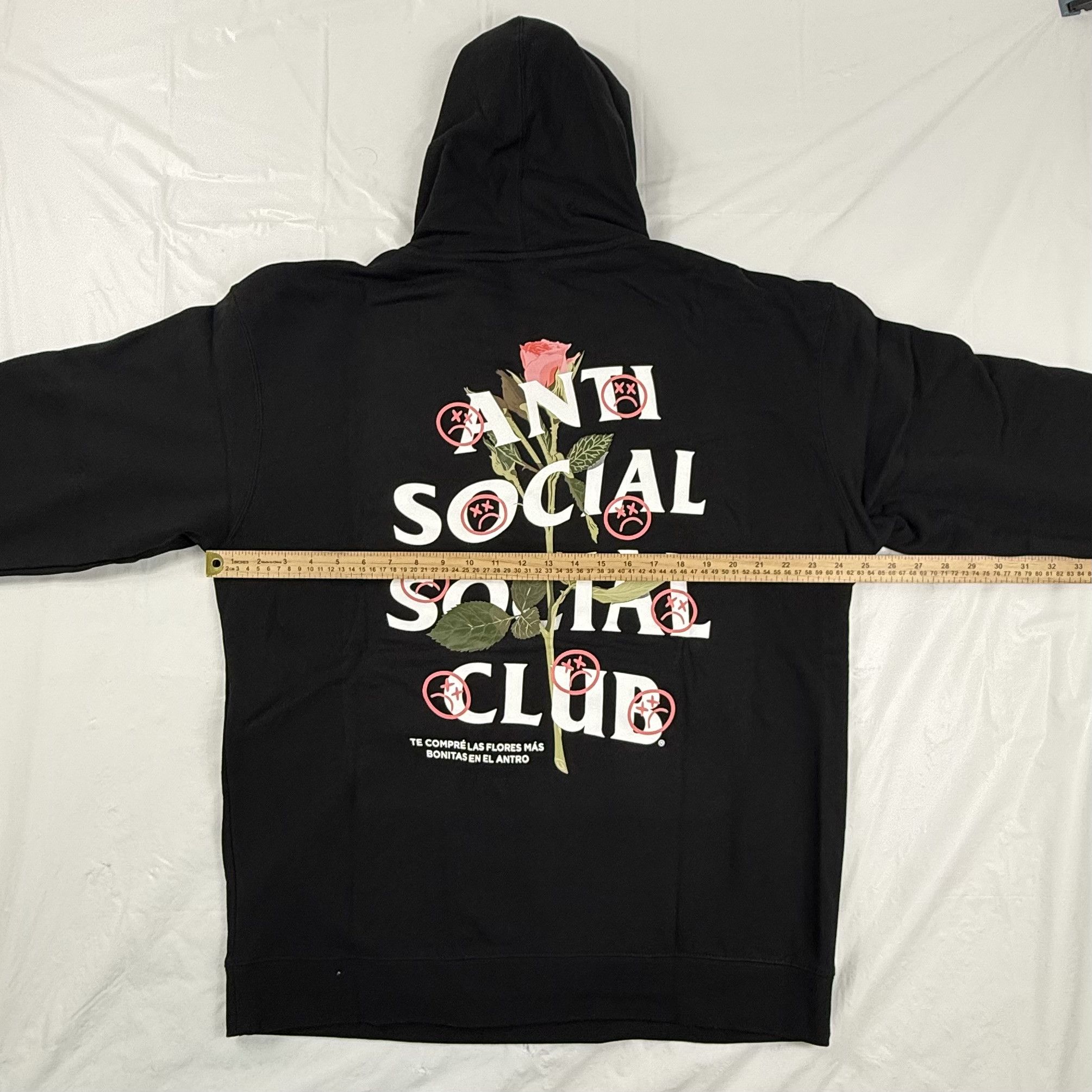Anti Social Social Club Anti Social Social Club Te Compre Las Flores Hoodie XXL Size US XXL / EU 58 / 5 - 4 Thumbnail