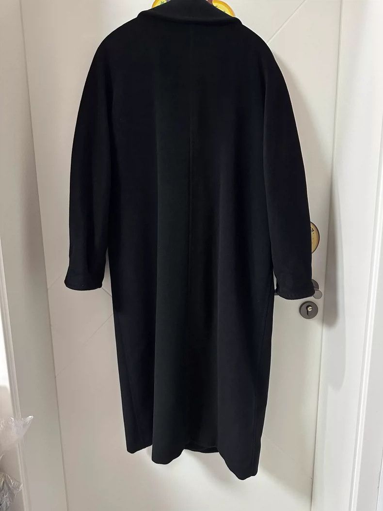 Max Mara Max Mara 101801 Black Coat Size L / US 10 / IT 46 - 2 Thumbnail