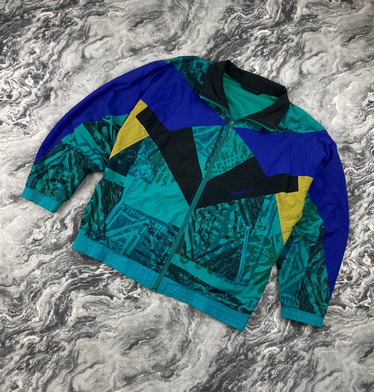 Adidas Vintage Adidas Nylon Track Suit Jacket +Pants Streetwear Size US M / EU 48-50 / 2 - 3 Thumbnail