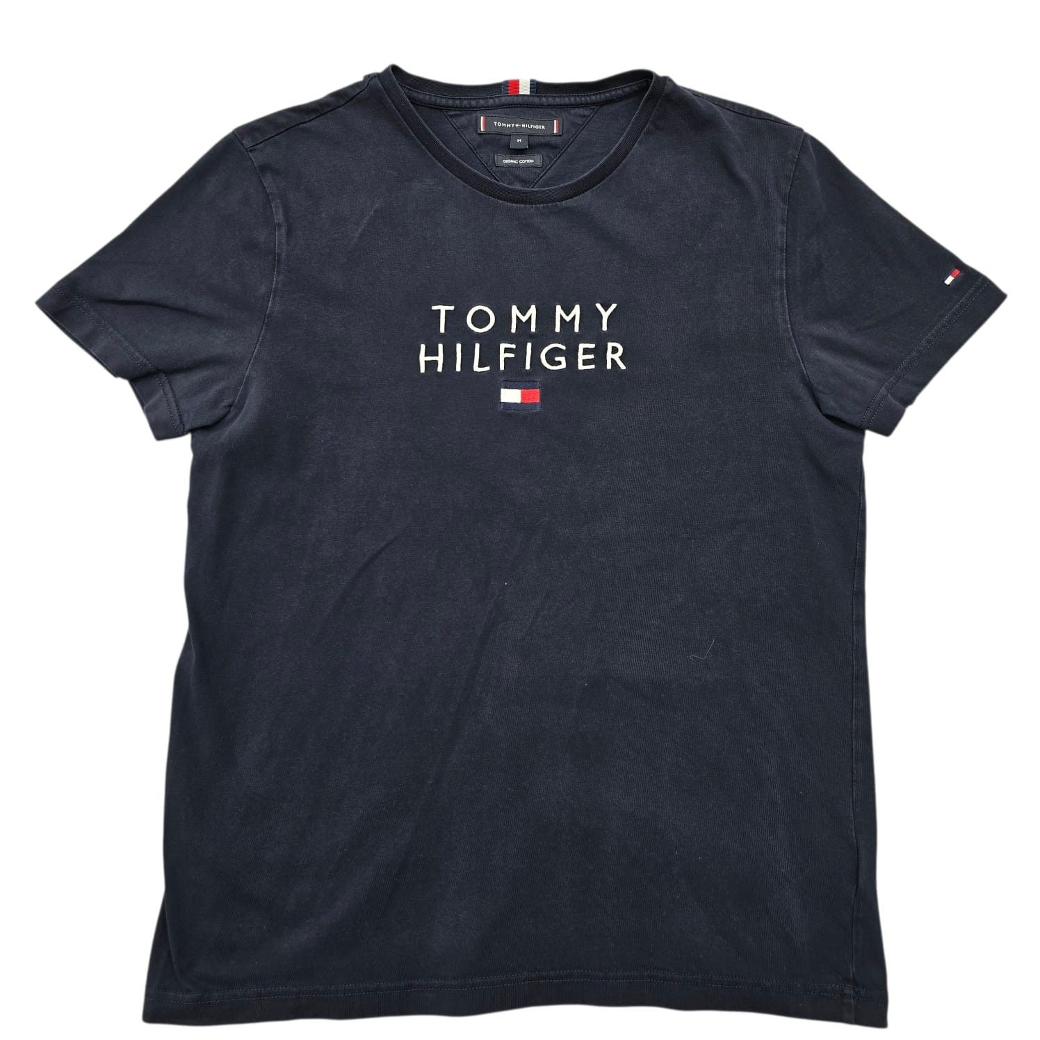 Tommy Hilfiger Tommy Hilfiger Men's Navy Organic Cotton Crew Neck T-Shirt M Size US M / EU 48-50 / 2 - 1 Thumbnail