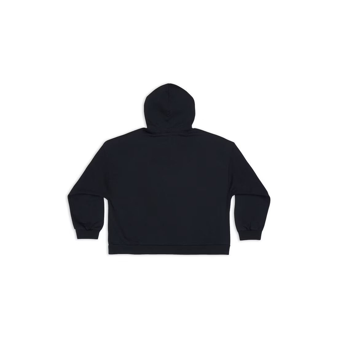 Balenciaga o1s1wg110225 Cities Paris Hoodie Wide Fit in Black Size XS / US 0-2 / IT 36-38 - 2 Thumbnail