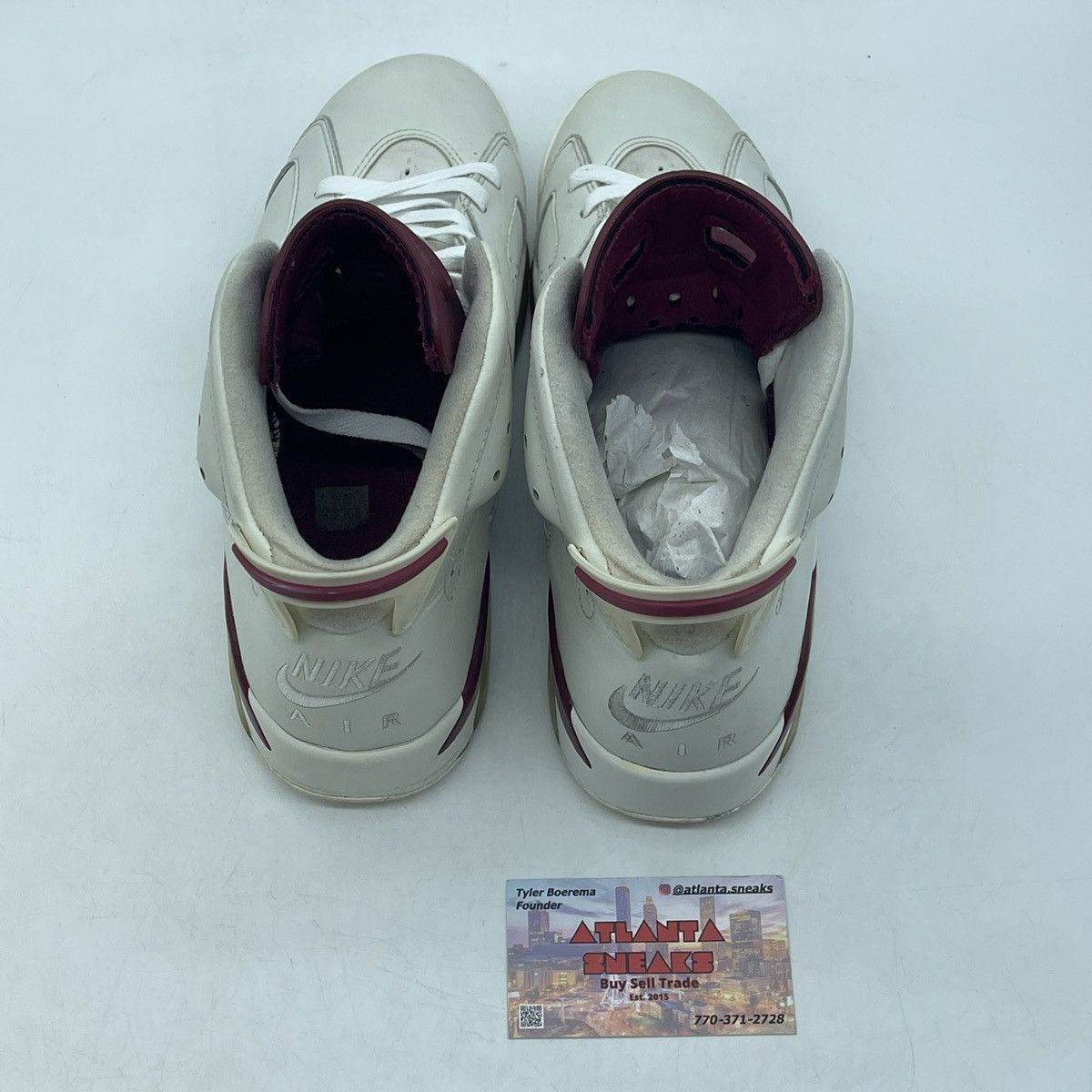 Jordan Brand Air Jordan 6 maroon Size US 8 / EU 41 - 6 Thumbnail