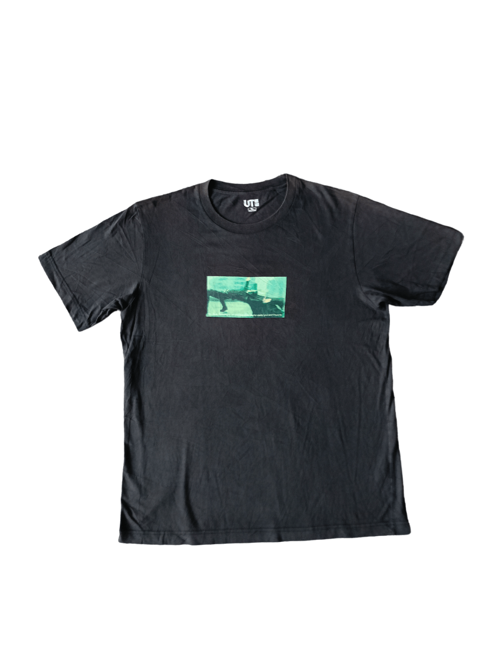 image of 90's Movie Matrix Reloaded Tee in Faded Black, Men's (Size Large)