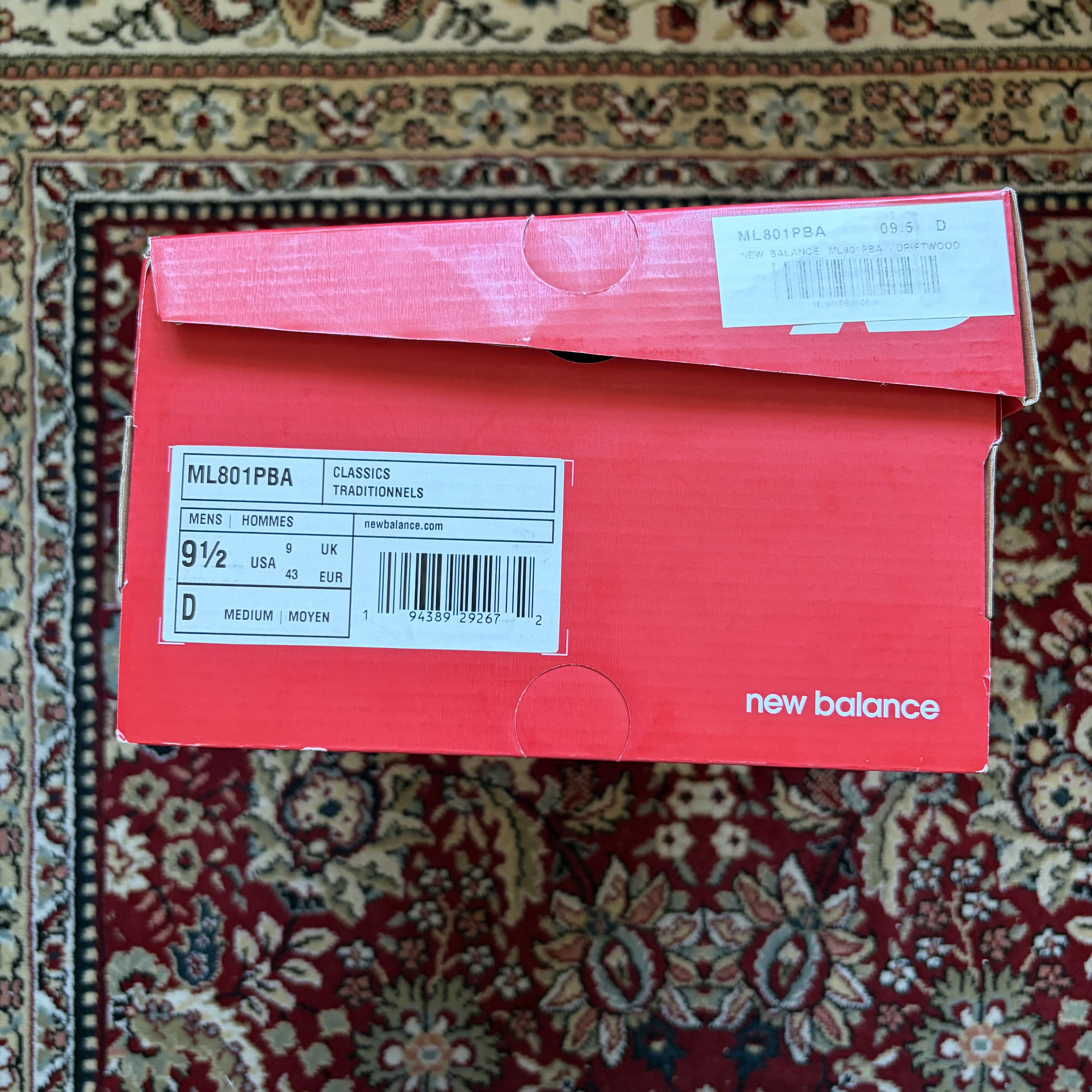 New Balance New Balance 801 PaperBoy Paris Coffee Latte Size US 9.5 / EU 42-43 - 5 Thumbnail