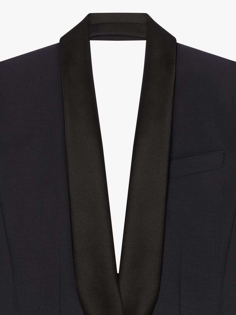 Givenchy o1w1db10326 Draped Jacket in Black Size S / US 4 / IT 40 - 5 Thumbnail