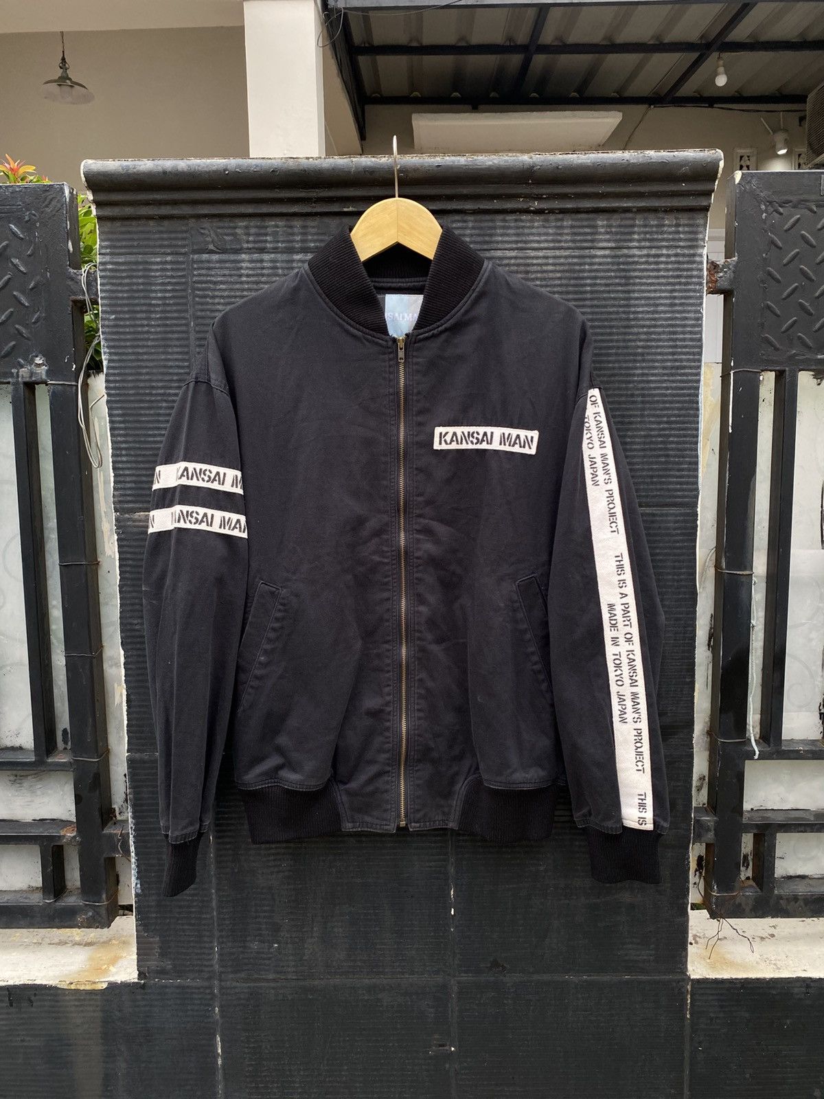 Japanese Brand 90s Kansai Man Japan Bombers Size US L / EU 52-54 / 3 - 1 Thumbnail
