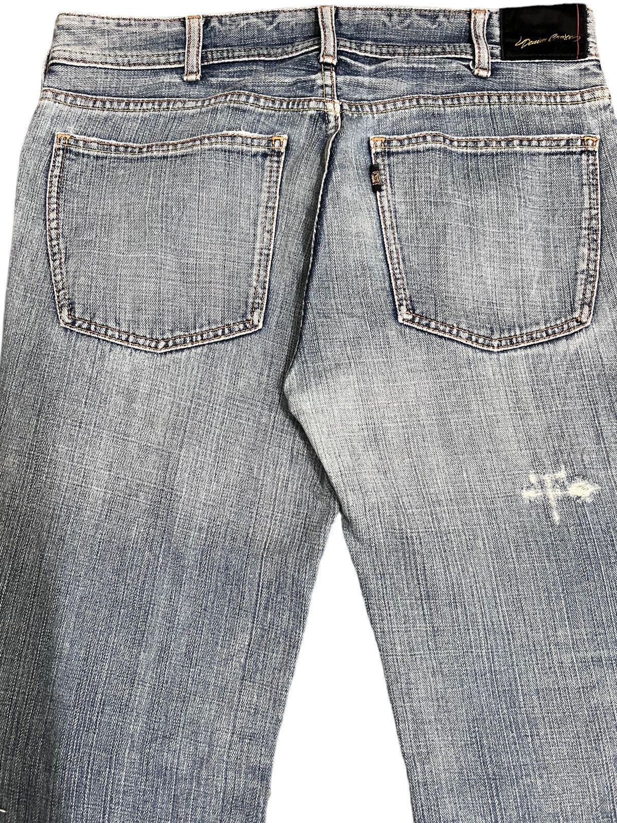 Le Grande Bleu (L.G.B.) Vintage Blue Denim craft Bootcut Flare Style Jeans Size US 32 / EU 48 - 9 Thumbnail