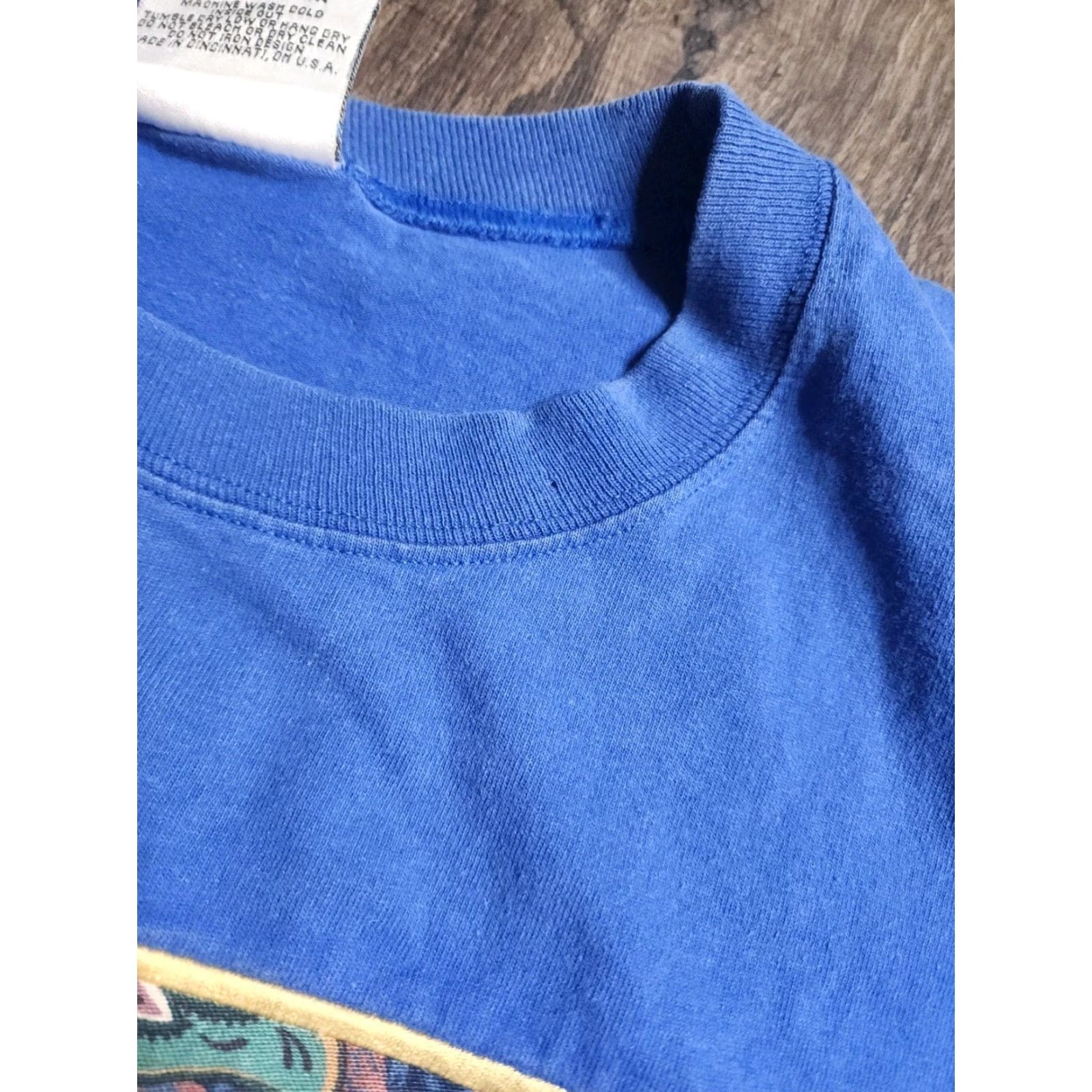 Vintage VINTAGE Wolf University of Florida Gators T-Shirt Men XL Cotton Blue 90s College Gameday Size US XL / EU 56 / 4 - 5 Thumbnail