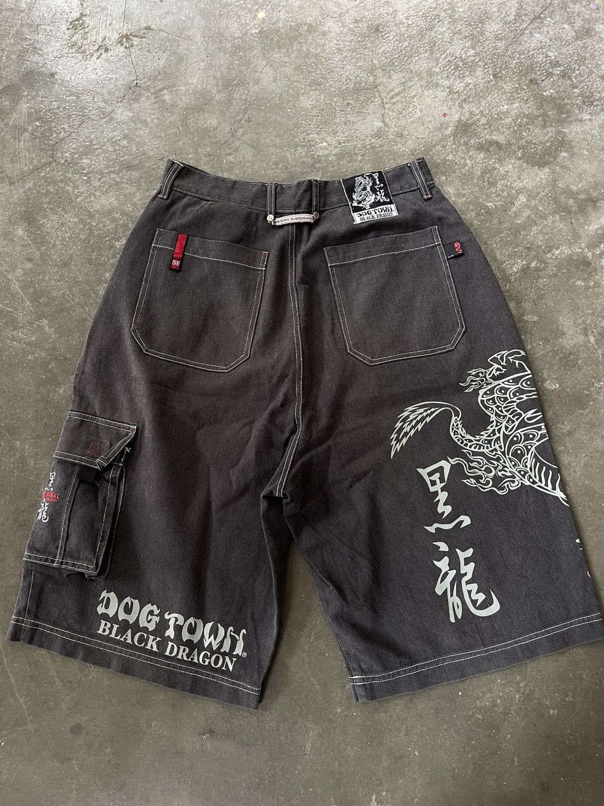 Dogtown Vintage Dogtown Black Dragon Jorts Cargo Size US 29 - 9 Thumbnail