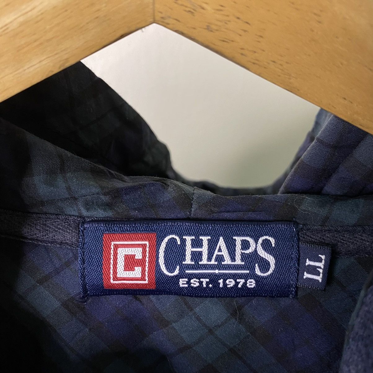 Chaps Ralph Lauren Chaps Zip Up Hoodie Minimalist Design Size US L / EU 52-54 / 3 - 3 Thumbnail