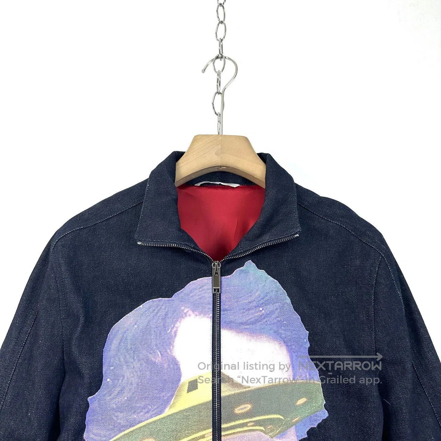 Valentino Valentino x Undercover Portrait Print Denim Jacket. Size US S / EU 44-46 / 1 - 3 Thumbnail