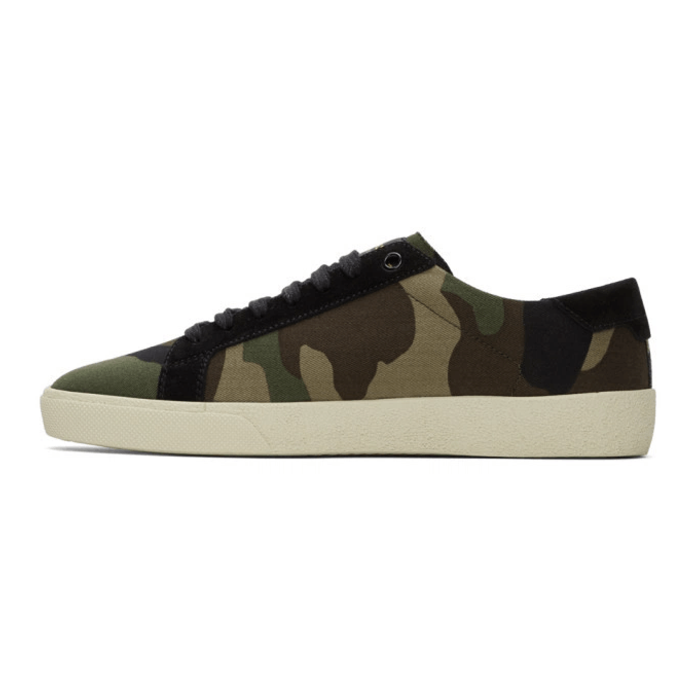 Saint Laurent Paris Saint Laurent Canvas Camo SL/06 Low Top Sneaker Men Size US 10 / EU 43 - 3 Thumbnail
