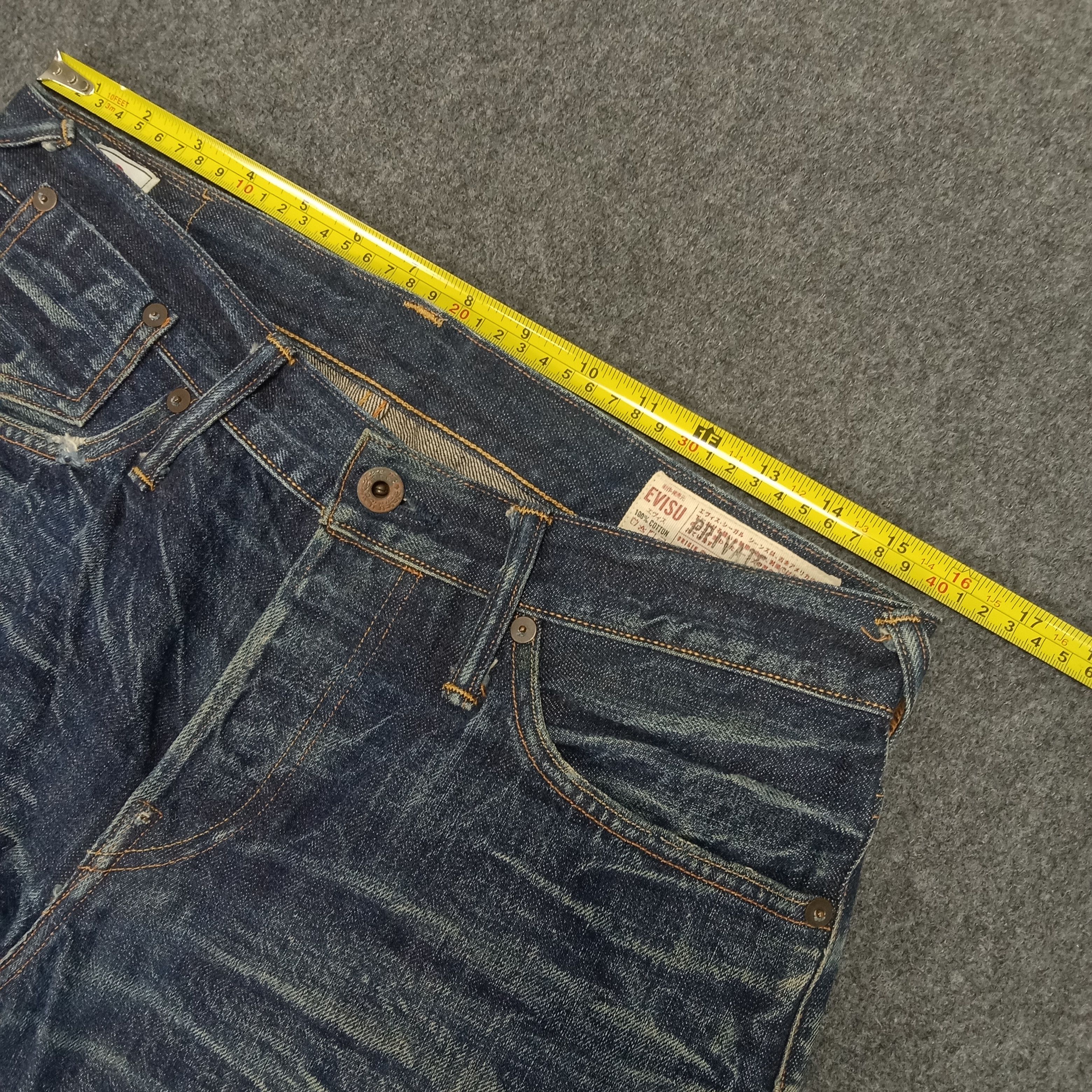 Evisu Evisu No 5 Selvedge Custom Art Daicock Denim Jeans Size US 31 - 10 Thumbnail