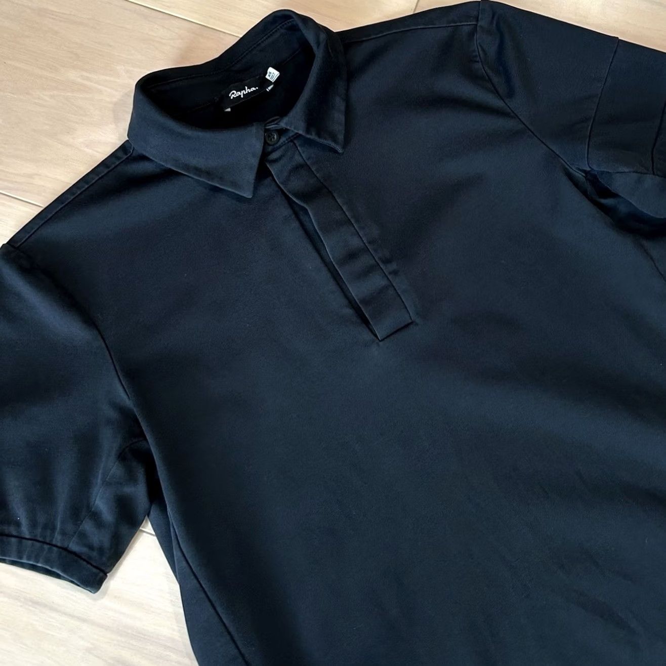 Rapha Rapha Essential Polo Black Short Sleeve Men's XS Polo Shirt, Black, Cotton Blend, Classic Fit, Solid, Short Sleeve, etc Size US XS / EU 42 / 0 - 2 Thumbnail
