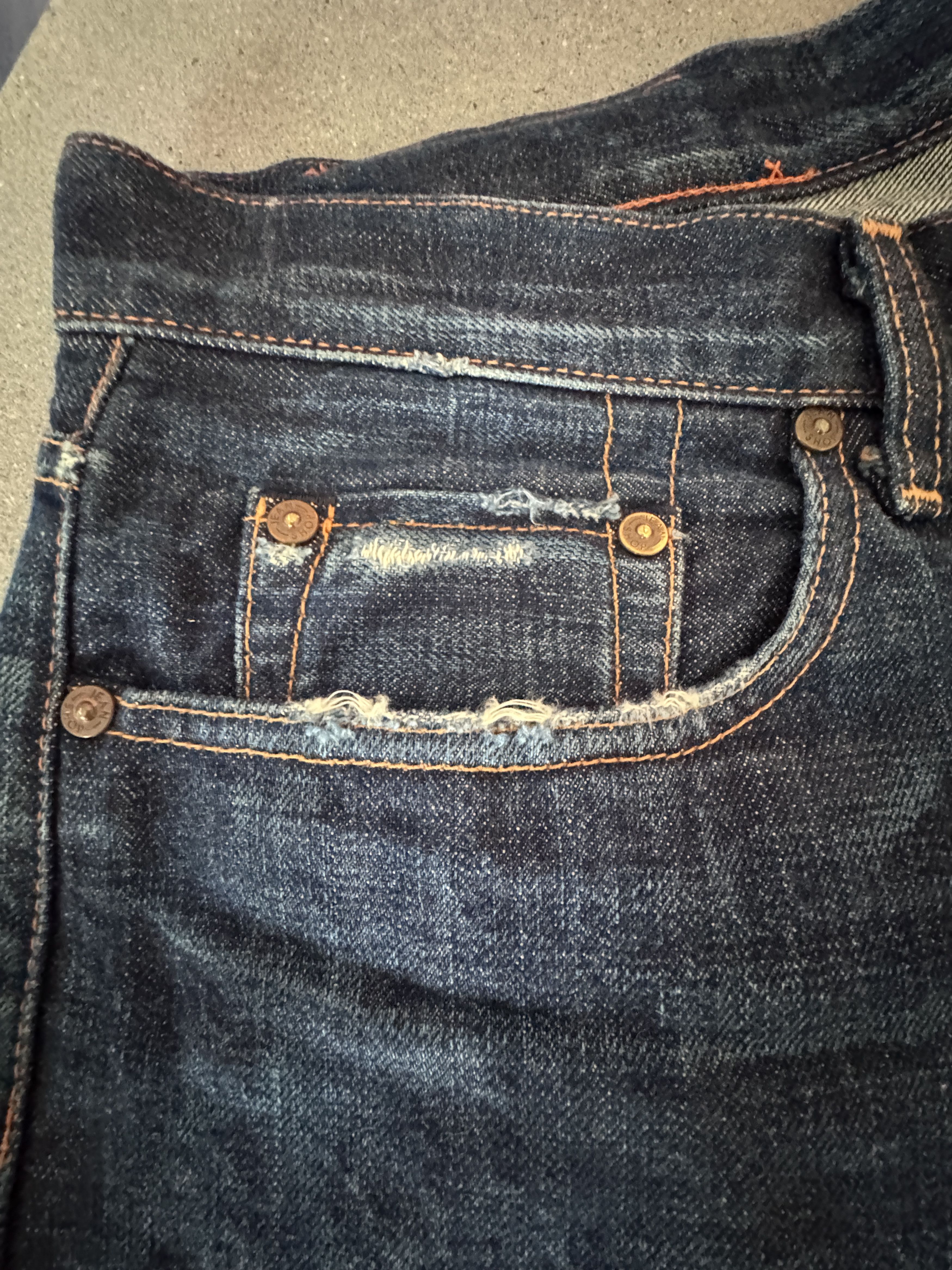 Jean Shop Mens dark wash 'Rocker' jeans Size US 37 - 3 Thumbnail