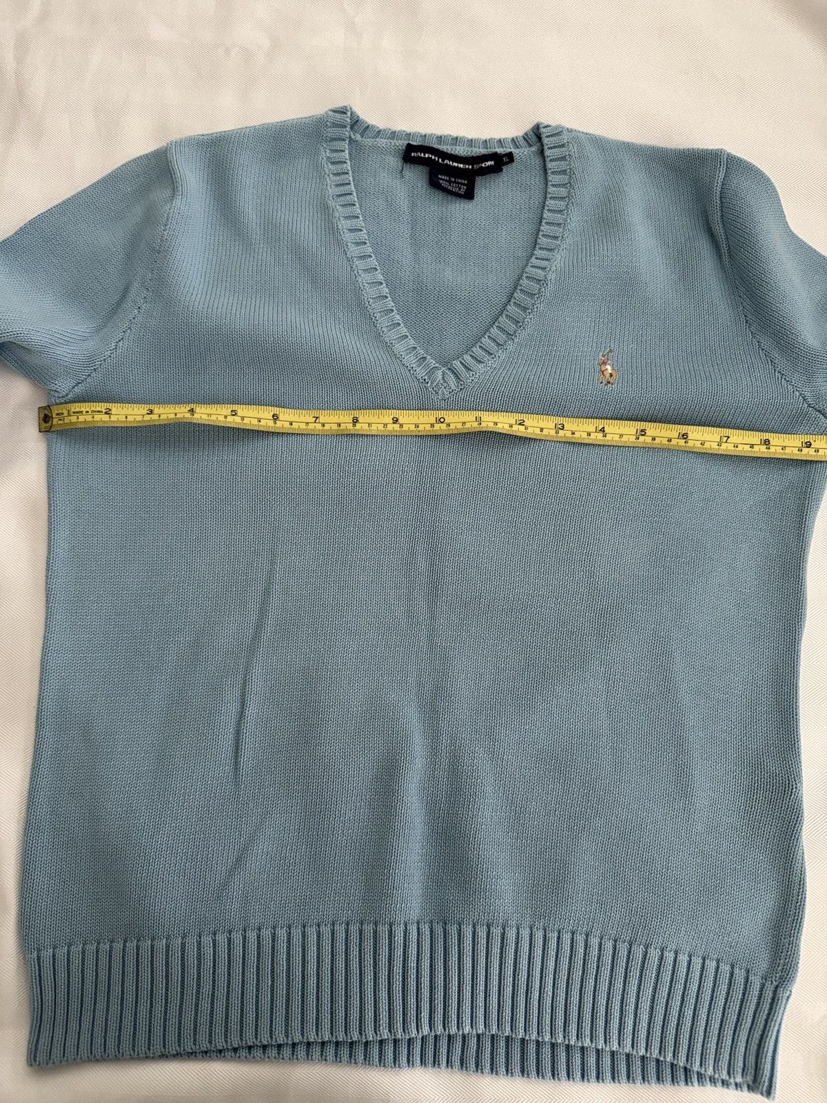 Polo Ralph Lauren Polo Ralph Lauren v-neck sweater Size US XL / EU 56 / 4 - 2 Thumbnail