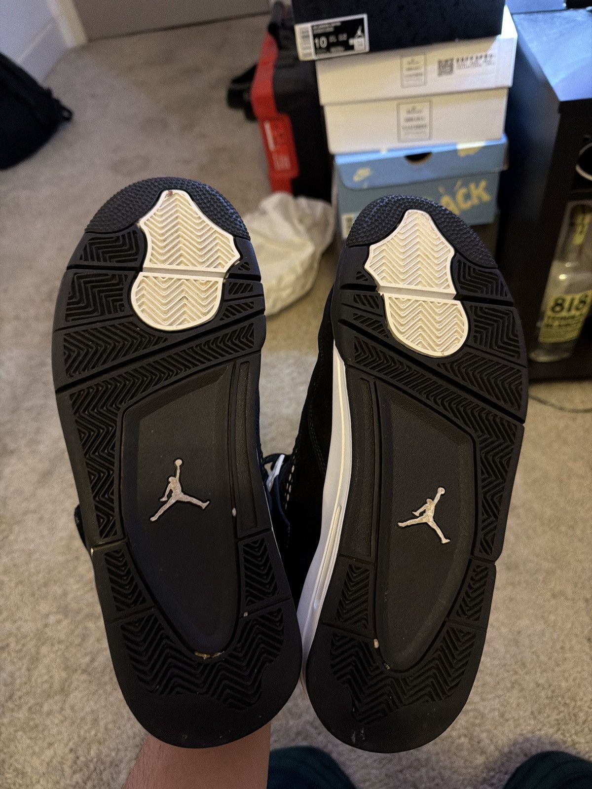 Jordan Brand Jordan 4 white thunder mens 10 Size US 10 / EU 43 - 8 Thumbnail