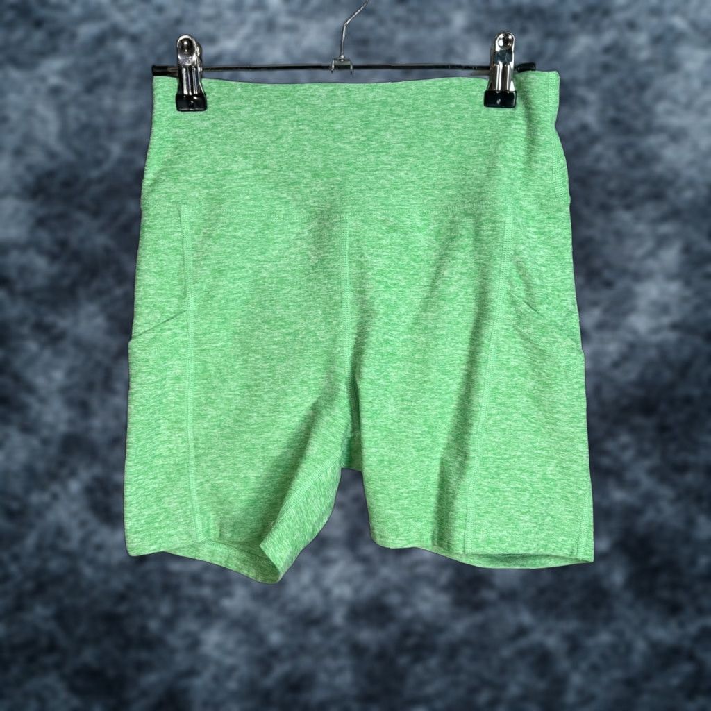 Vintage Year Of Ours Green Heathered Womens Biker Shorts Size Medium Size 32" / US 10 / IT 46 - 1 Thumbnail