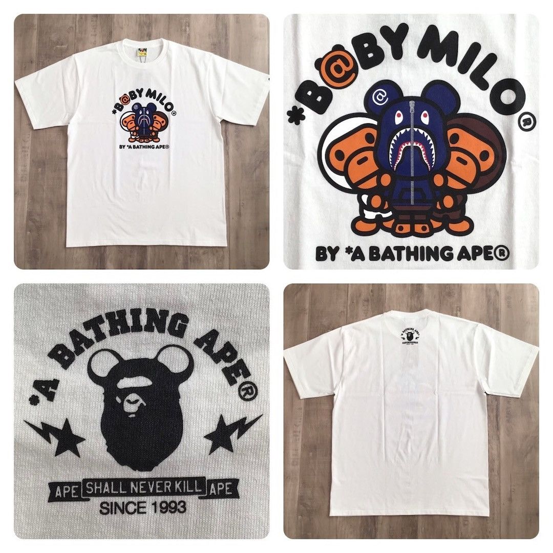 Bape BAPE × medicom toy SHARK BE@RBRICK Milo T-shirt APE Size US XXL / EU 58 / 5 - 1 Thumbnail