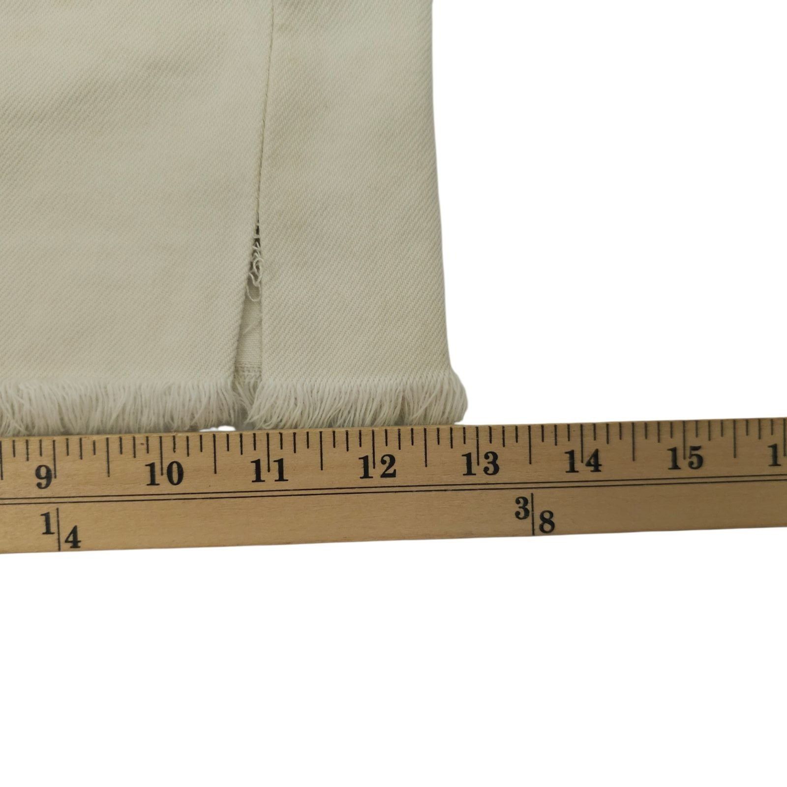 Lucky Brand Lucky Brand The Cut Off Denim Shorts 10/30 Boho White Acid W Size 32" / US 10 / IT 46 - 21 Thumbnail