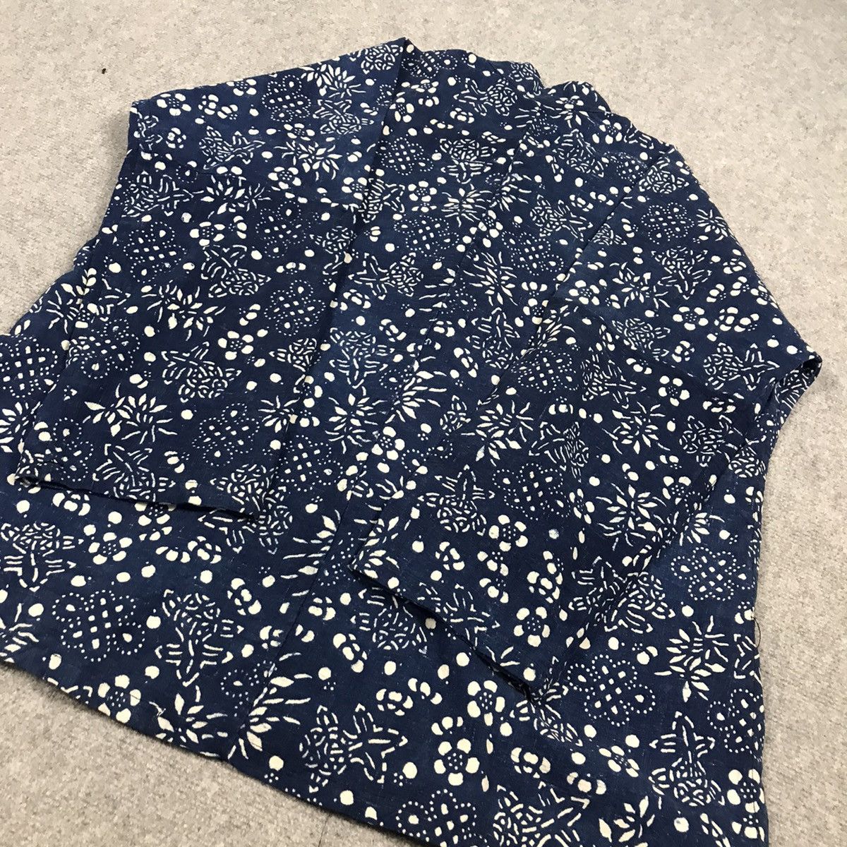 Indigo × Japanese Brand Indigo custom japan traditional Japanese button jacket Size US M / EU 48-50 / 2 - 6 Thumbnail