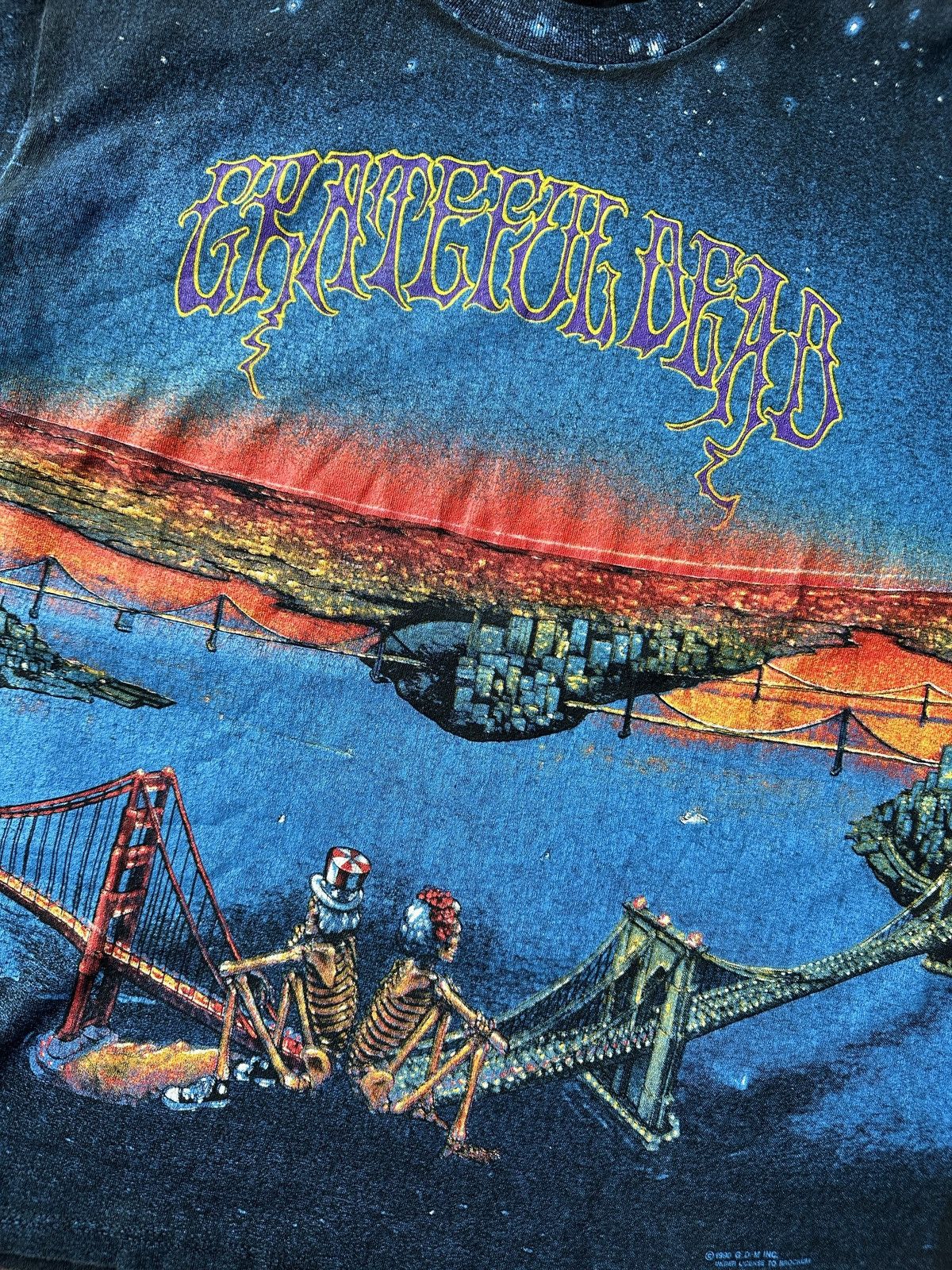 Band Tees × Grateful Dead × Vintage 𝗩𝗶𝗻𝘁𝗮𝗴𝗲 𝗚𝗿𝗮𝘁𝗲𝗳𝘂𝗹 𝗱𝗲𝗮𝗱 𝟭𝟵𝟵𝟬𝘀’ 𝗢𝘃𝗽 (𝗥𝗮𝗿𝗲) Size US L / EU 52-54 / 3 - 3 Thumbnail