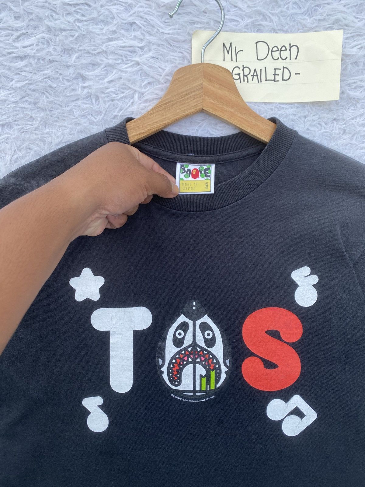Rare Bape Panda Shark Teriyaki Source 2009 Tshirt