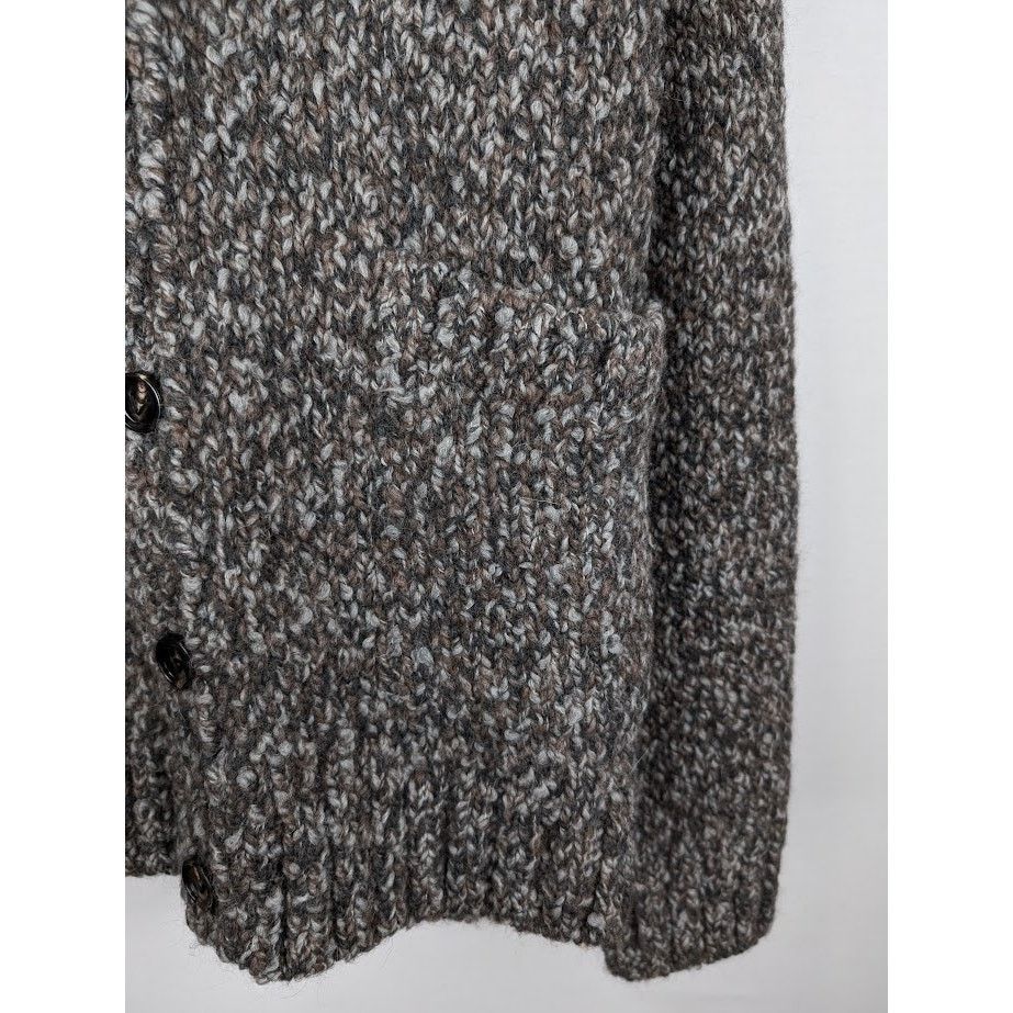Bottega Veneta o1rshd1 Chunky Alpaca Knitwear Cardigan in Multicolor Size US M / EU 48-50 / 2 - 9 Thumbnail