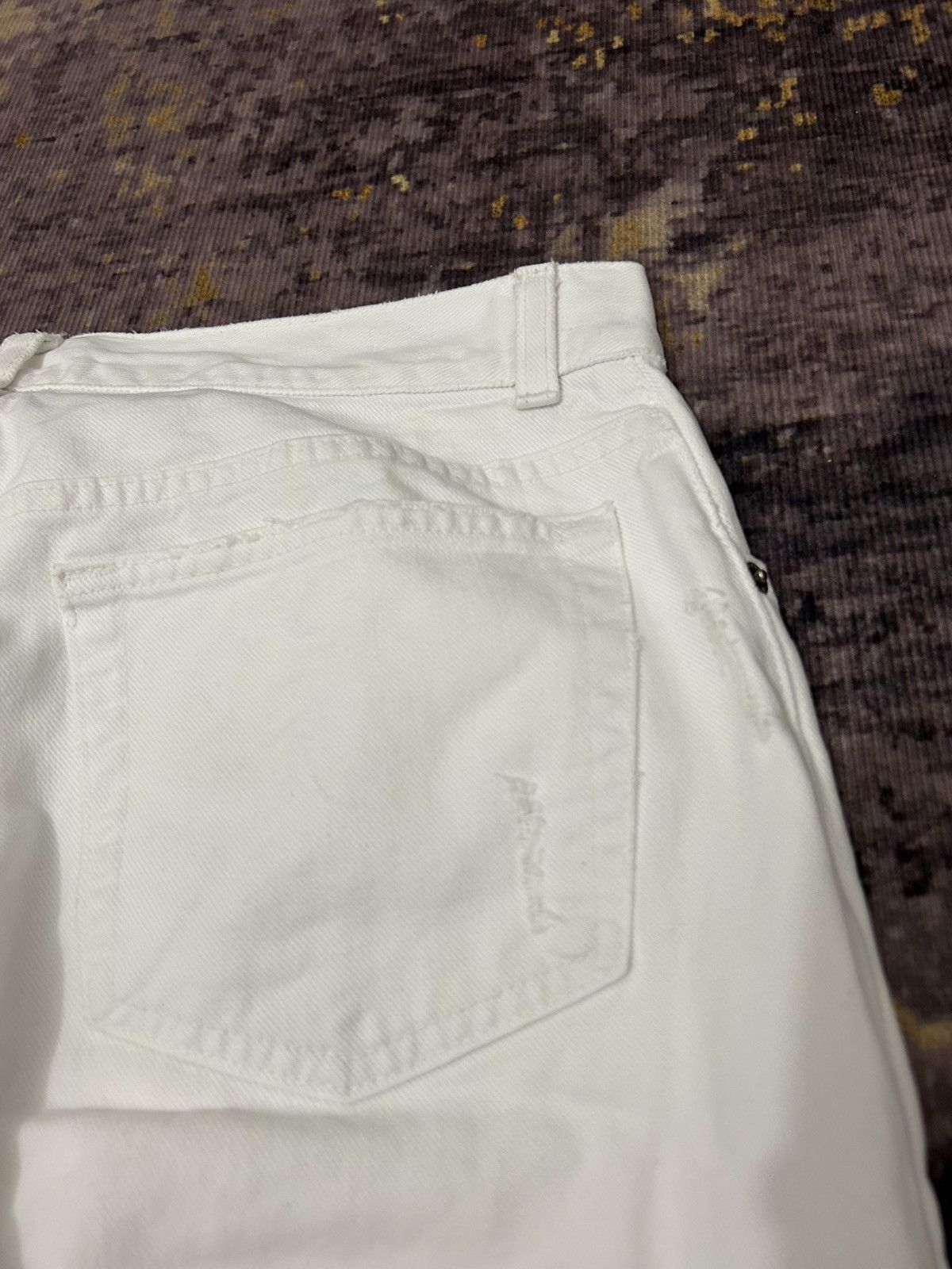Helmut Lang Helmut Lang White Vintage Broken Denim Size US 32 / EU 48 - 11 Thumbnail