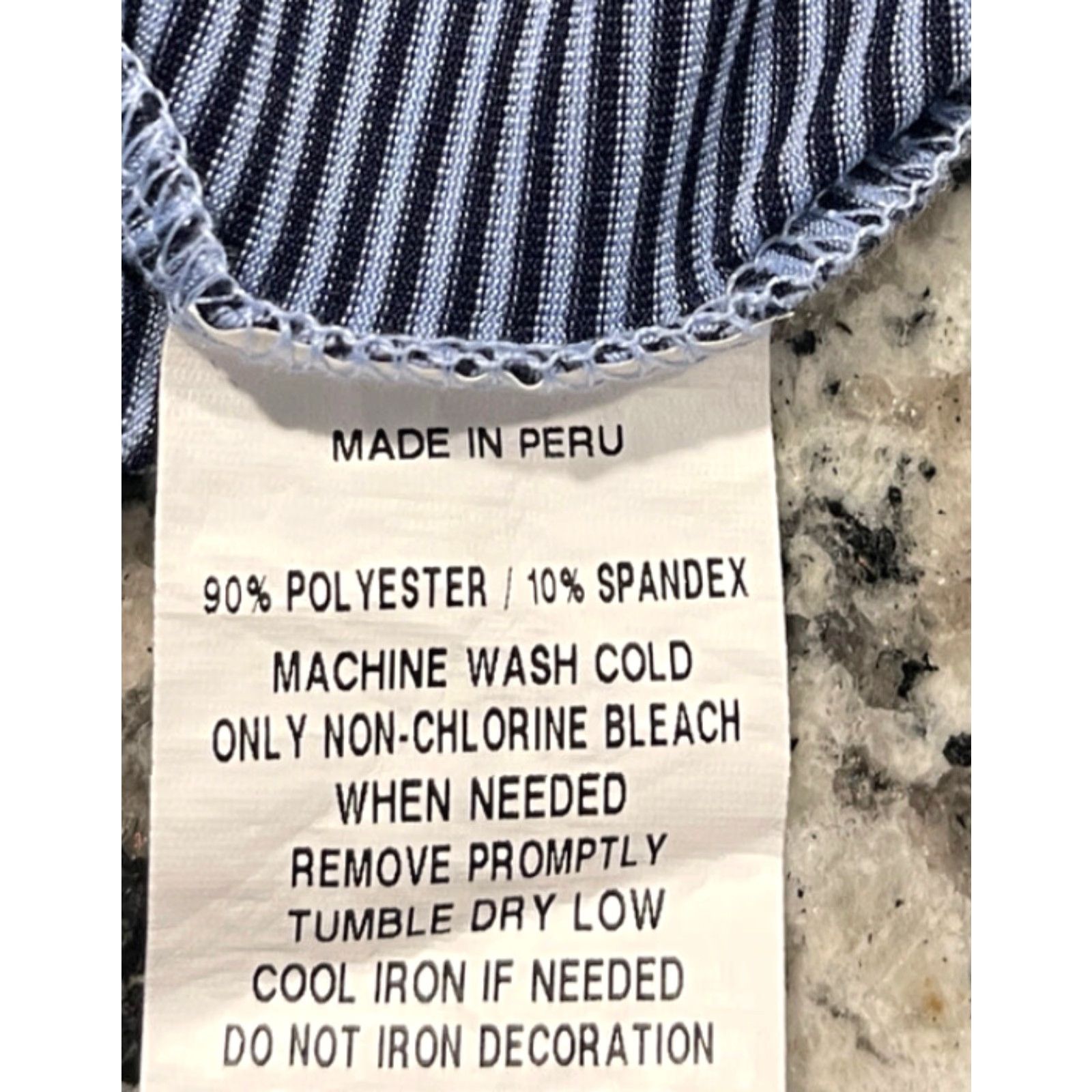 Vintage Greyson Polo Shirt Men XL Performance Golf Blue Striped Adult Regular Short Sleeve Men’s Size US XL / EU 56 / 4 - 6 Thumbnail