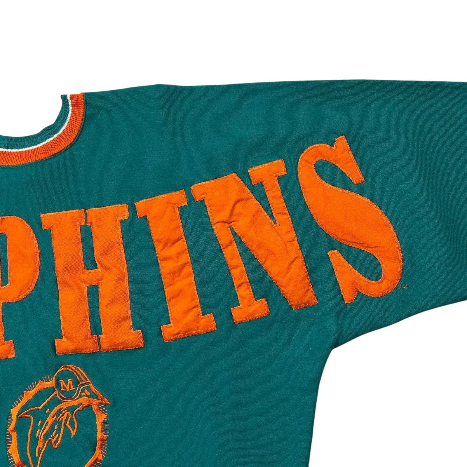 NFL VTG 90s NFL MIAMI DOLPHINS LEGENDS SPELL OUT SWEATSHIRT Size US XL / EU 56 / 4 - 4 Thumbnail