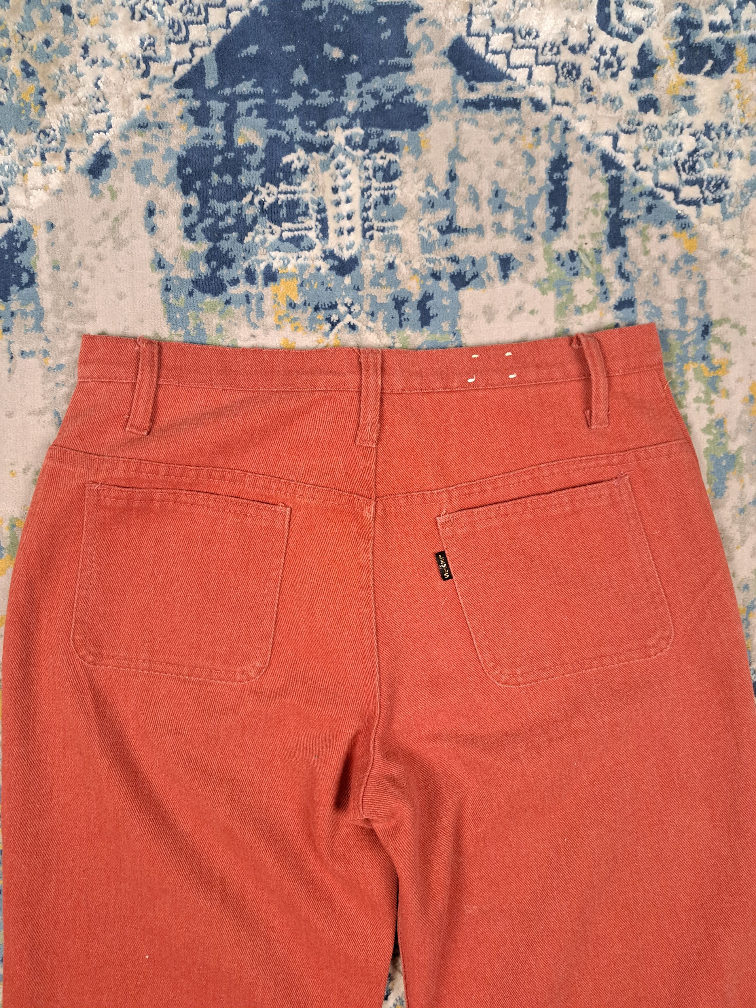 Levi's Vintage 60s Miss Levis Big E Bell Bottom Front Pockets Pants Size 28" / US 6 / IT 42 - 2 Thumbnail