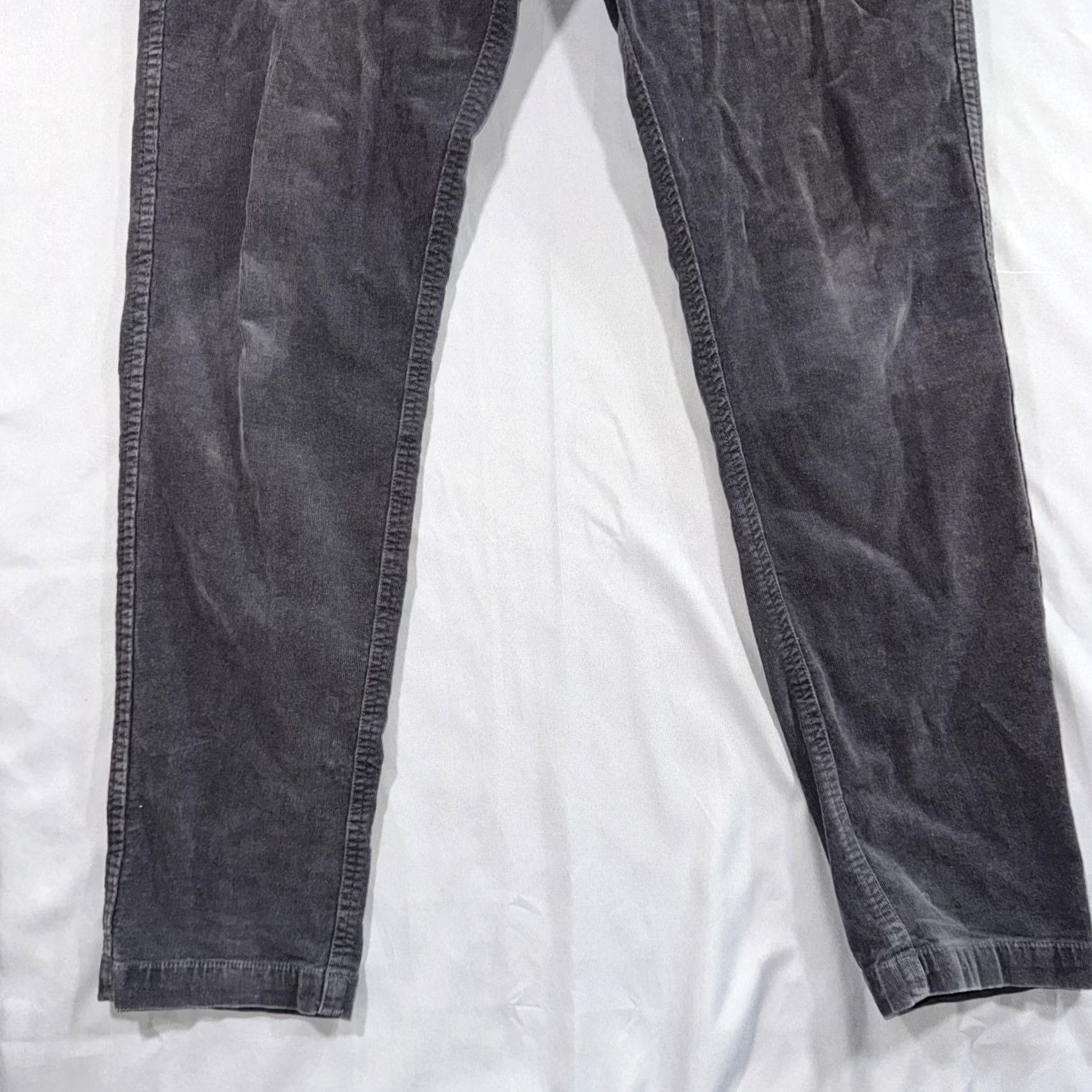 Vuori Vuori Pants Mens Large Gray Corduroy Elastic Waist Drawstring Stretch V440 Size US 33 - 7 Thumbnail