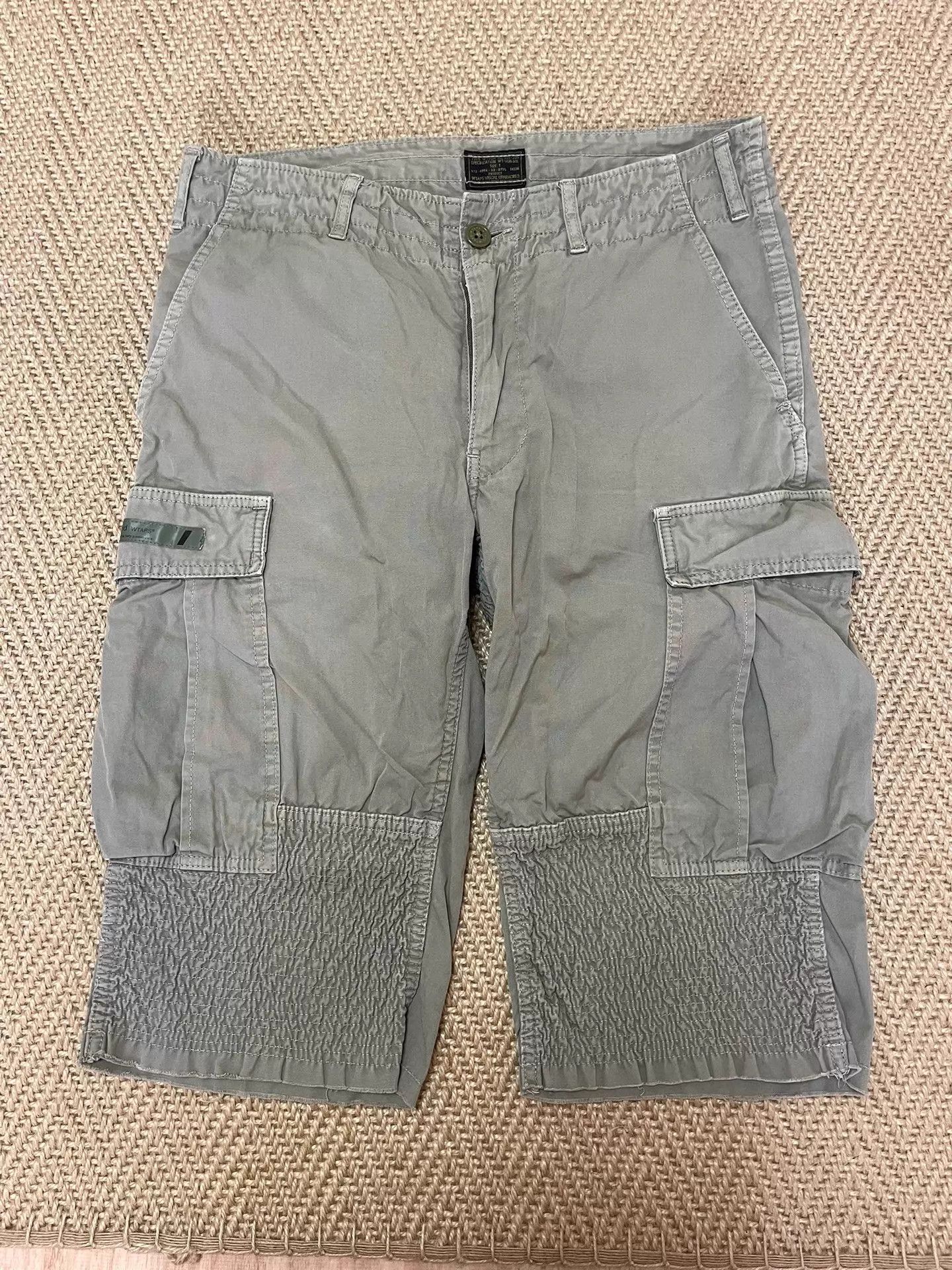 Wtaps WTAPS 13SS JUNGLE CHOPPED Wax Dyed Washed Olive 7/8 Short Size US 29 - 1 Thumbnail