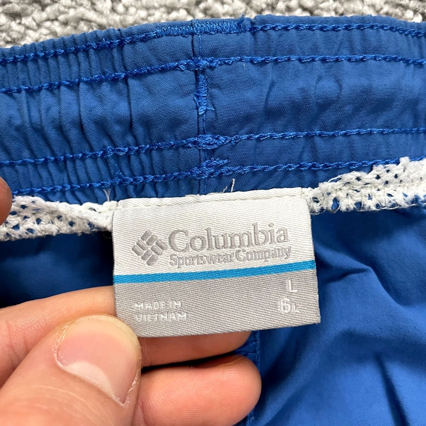 Vintage Columbia Backcast PFG Omni Shade Water Shorts Mens Large Blue Fishing Outdoor Size US 33 - 7 Thumbnail