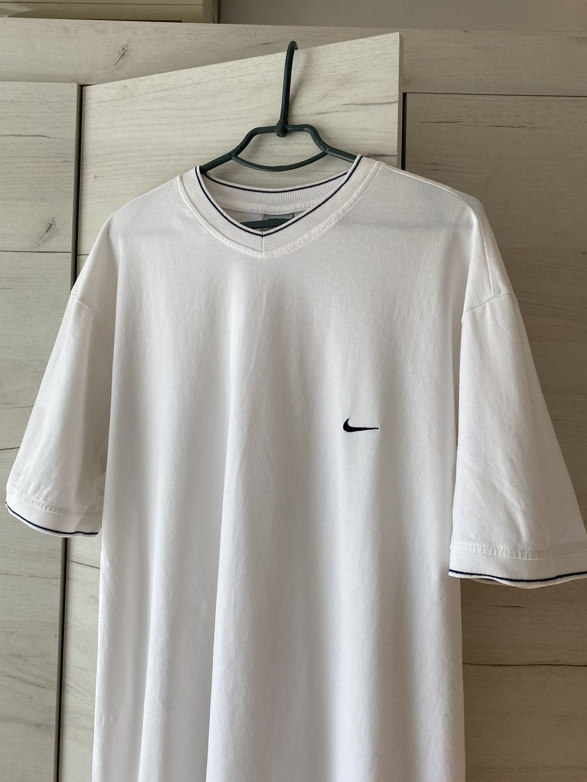 Nike × Vintage Vintage rare nike 90s embroidered logo t-shirt Size US XXL / EU 58 / 5 - 2 Thumbnail